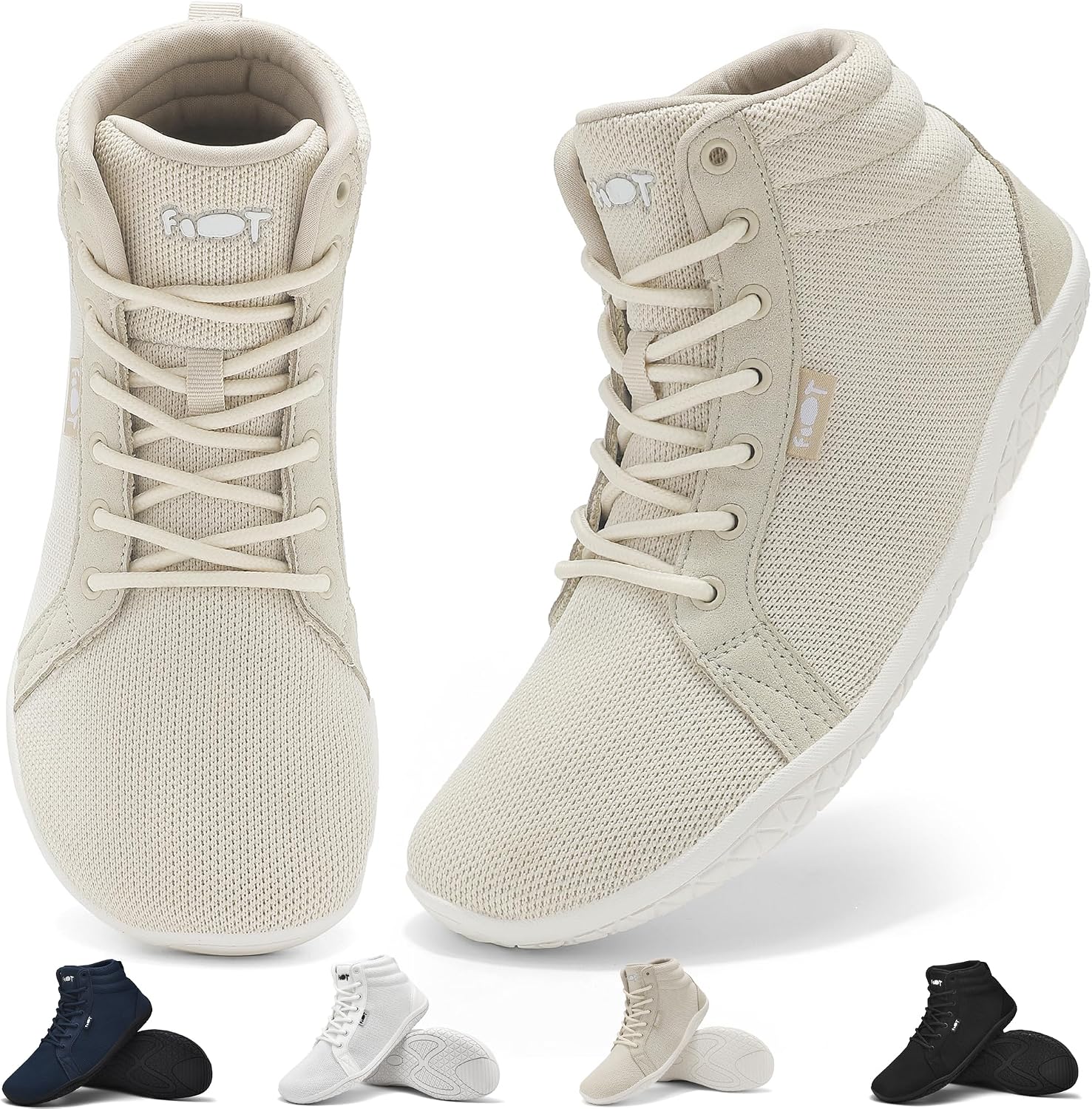 Thumbnail 6 de Wizshoe Barfuß Schuhe Hi Top 0,6 cm
