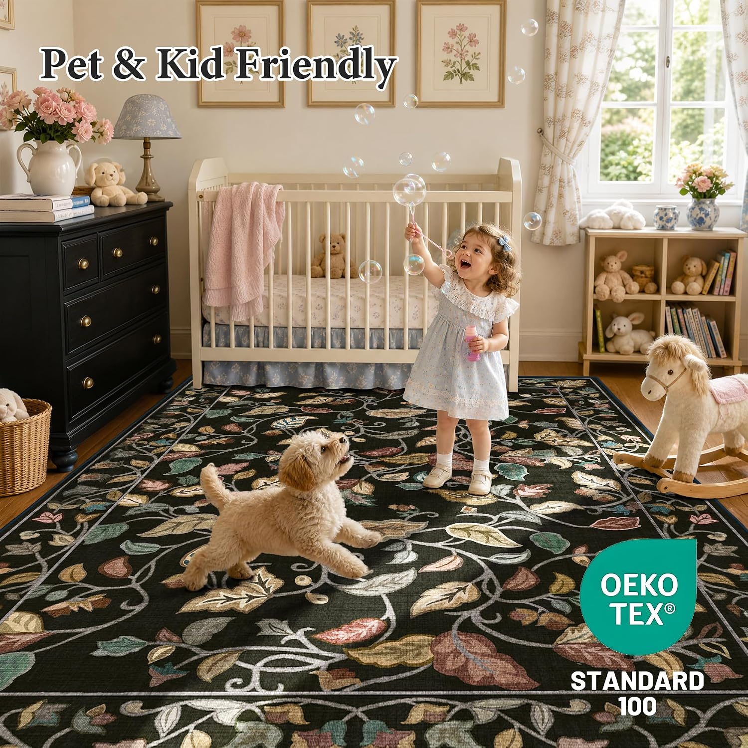 Detalle de AIMPEAK Washable Area Rug, 3x5 ft