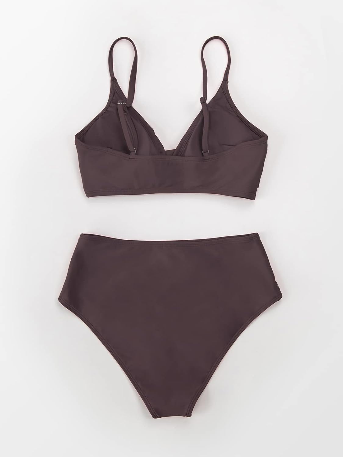 Thumbnail 4 de CUPSHE Damen Bikini-Set Crossover Bustier mit High-Waist-Hose (zweiteilig)