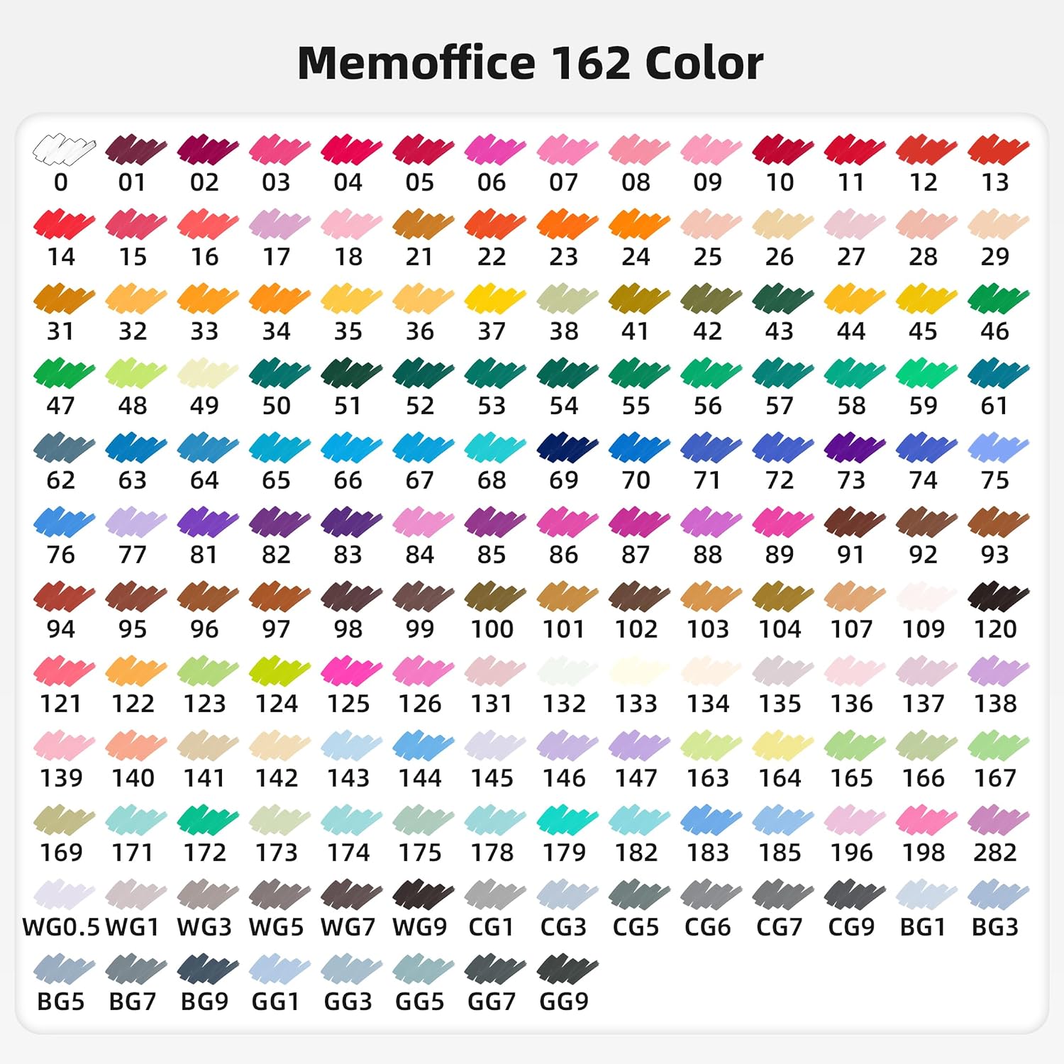 Thumbnail 6 de MemOffice Alcohol Markers, 162 Colors