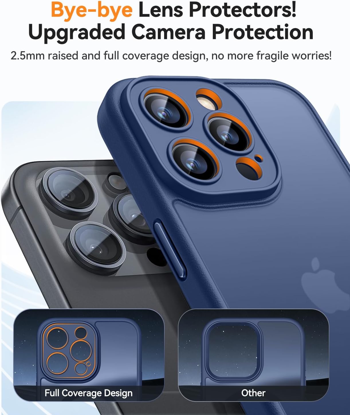 Thumbnail 2 de CANSHN Funda Mate iPhone 15 Pro 6,1" ⛳️ Protección Cámaras