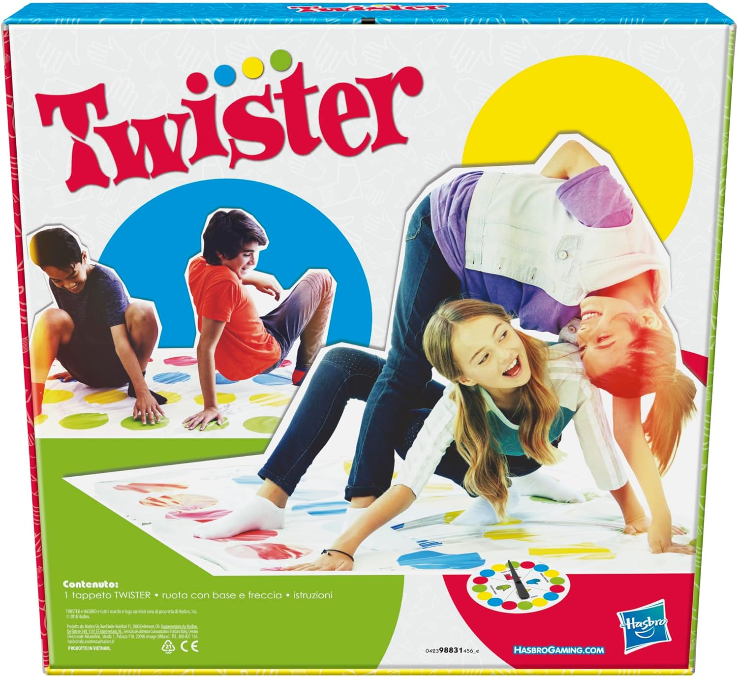 Thumbnail 5 de Hasbro Gaming Twister versión 2020, alfombra multicolor 🎲