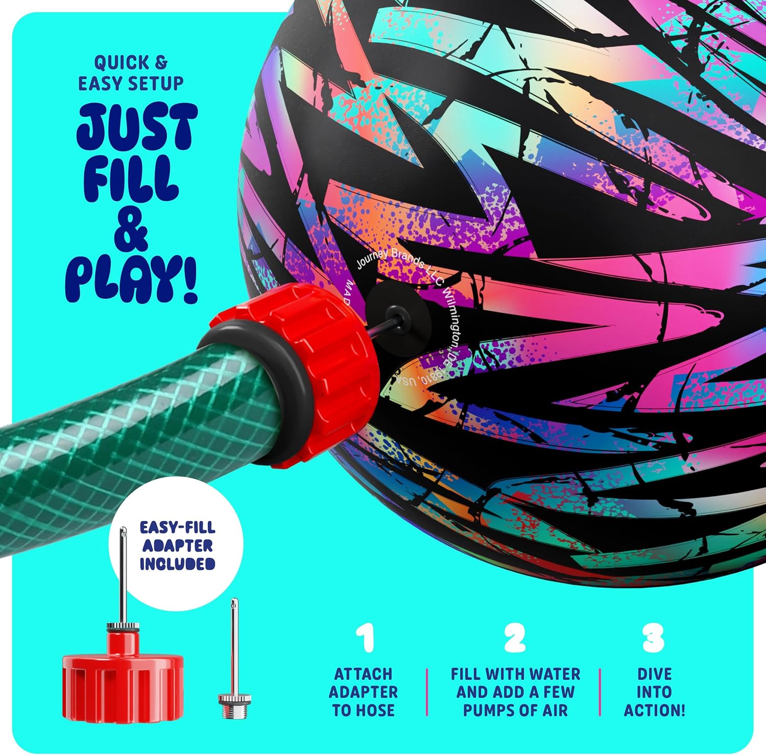Detalle 1 de HydroSport Plunge Ball 9-Inch Pool Game
