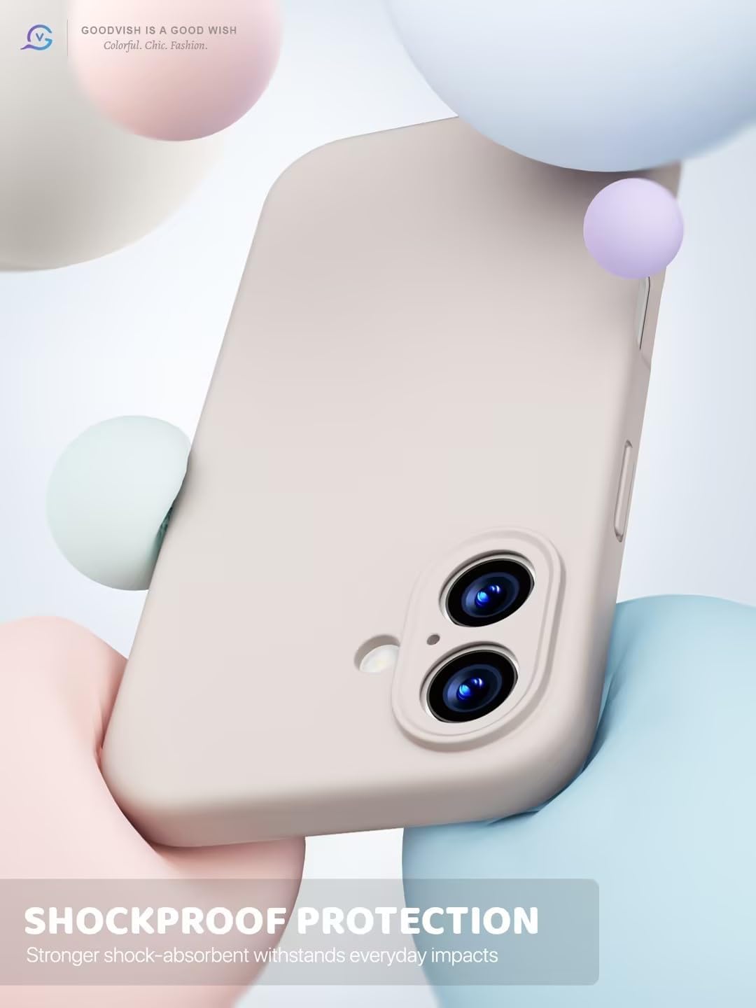 Detalle 2 de GOODVISH iPhone 16 Hülle 3 in 1