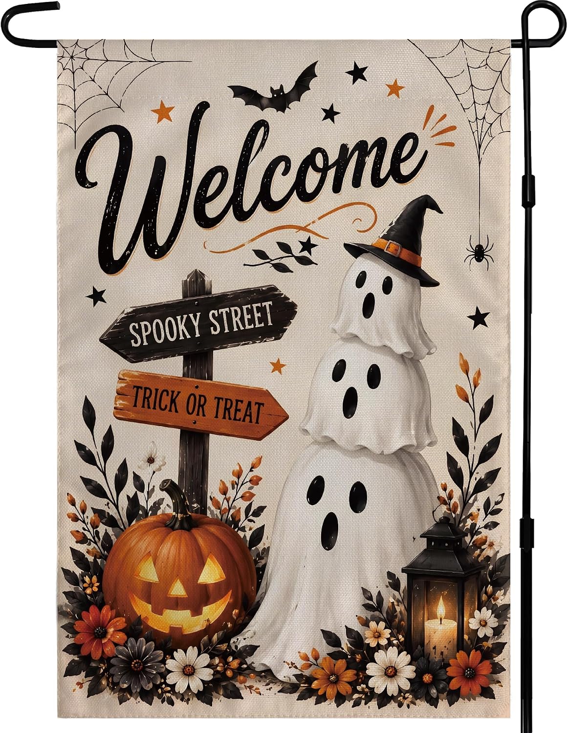 Detalle de Halloween Garden Flag, Spun Polyester