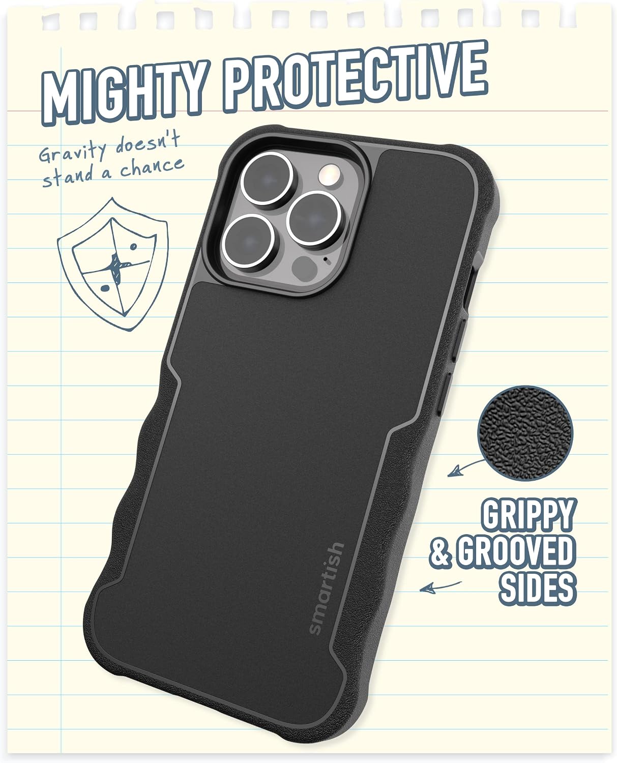 Thumbnail 2 de Smartish Gripzilla do iPhone’a 13 Pro – etui MagSafe z teksturowanymi bokami