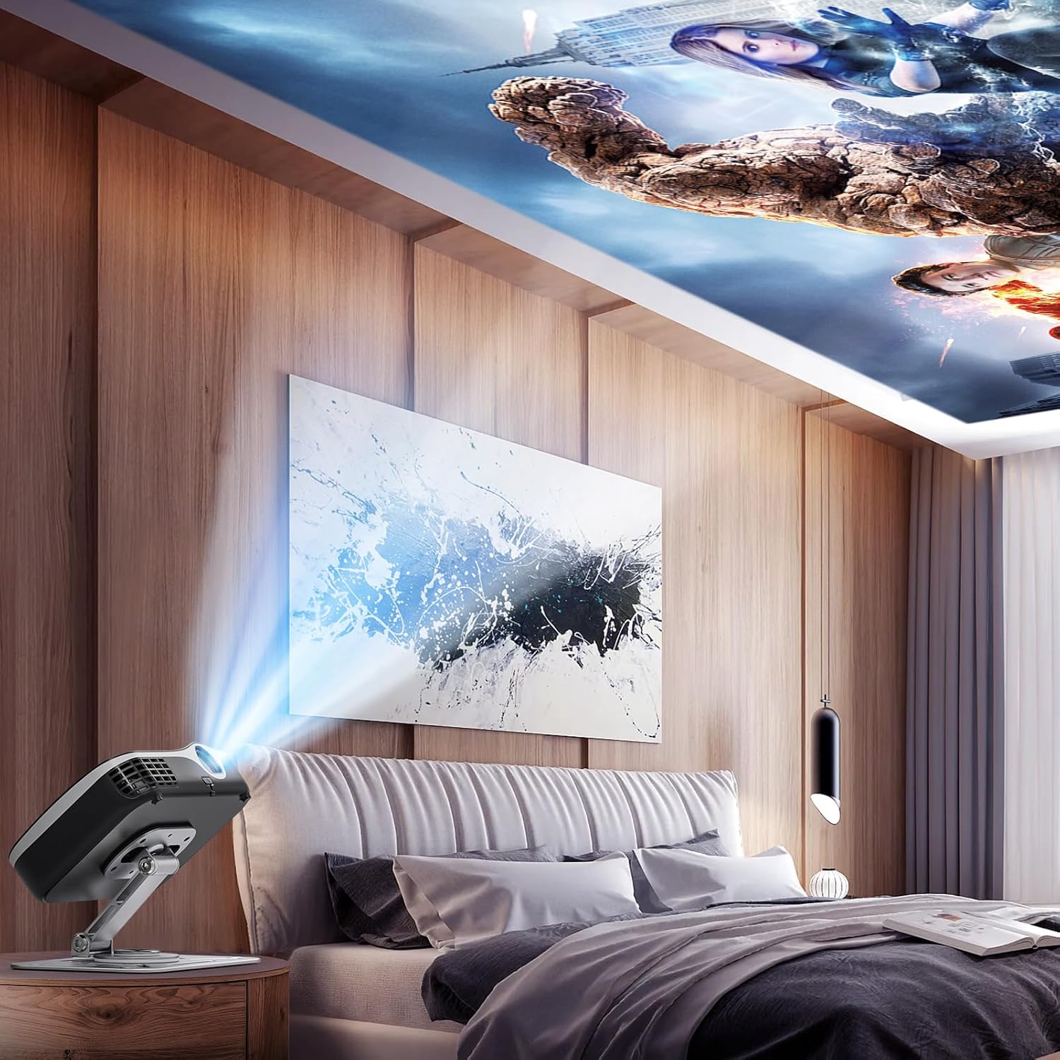 Detalle 2 de Jubor Desktop Projector Stand 360° Rotation 3kg