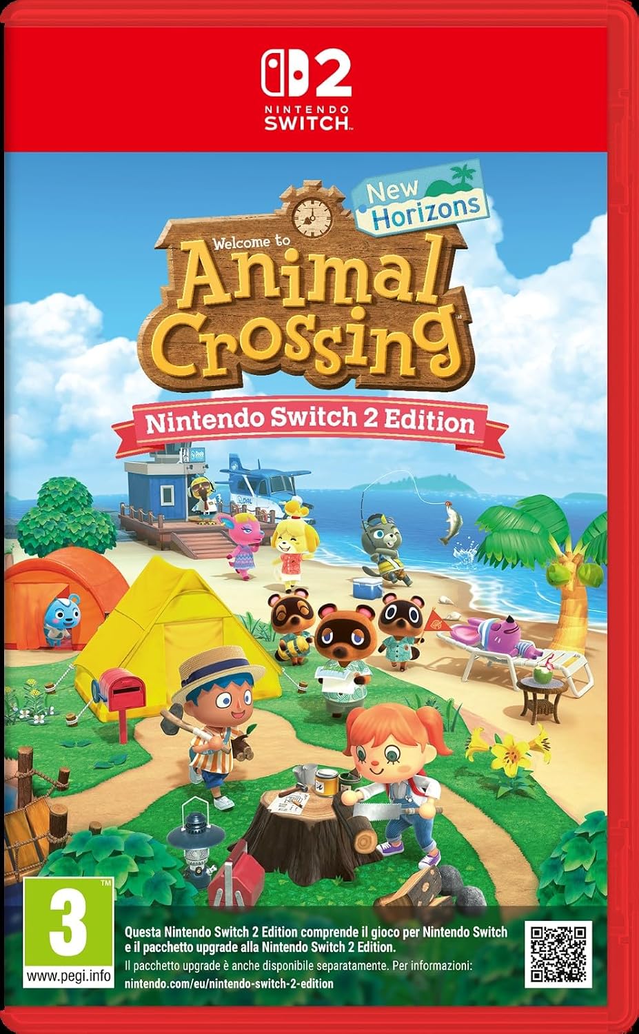 Detalle de Animal Crossing: New Horizons – Nintendo Switch 2 Edition (Ed. Italiana)