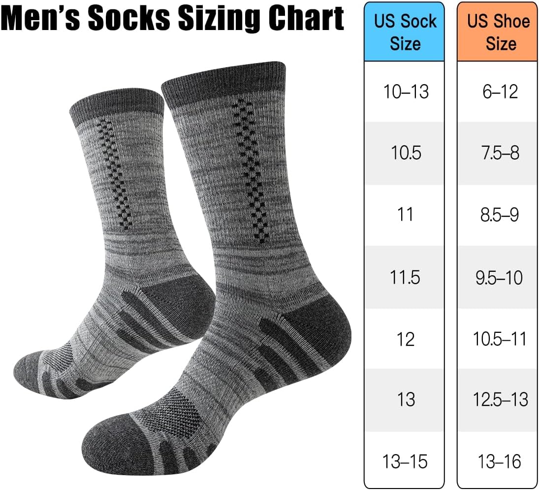 Thumbnail 5 de JOYNÉE 8 Pairs Men's Crew Athletic Cushioned Socks for Sports and Gym