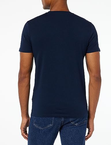 Detalle de Pepe Jeans Original Stretch Camiseta para Hombre Slim Fit Manga Corta Azul (XL)