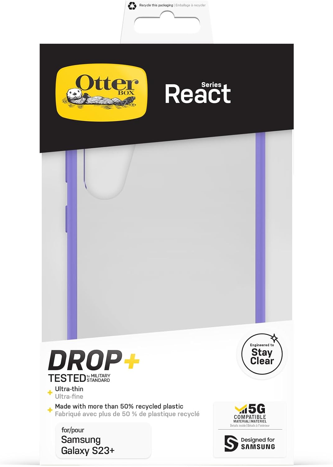 Thumbnail 4 de OtterBox Funda React para Samsung Galaxy S23 💪