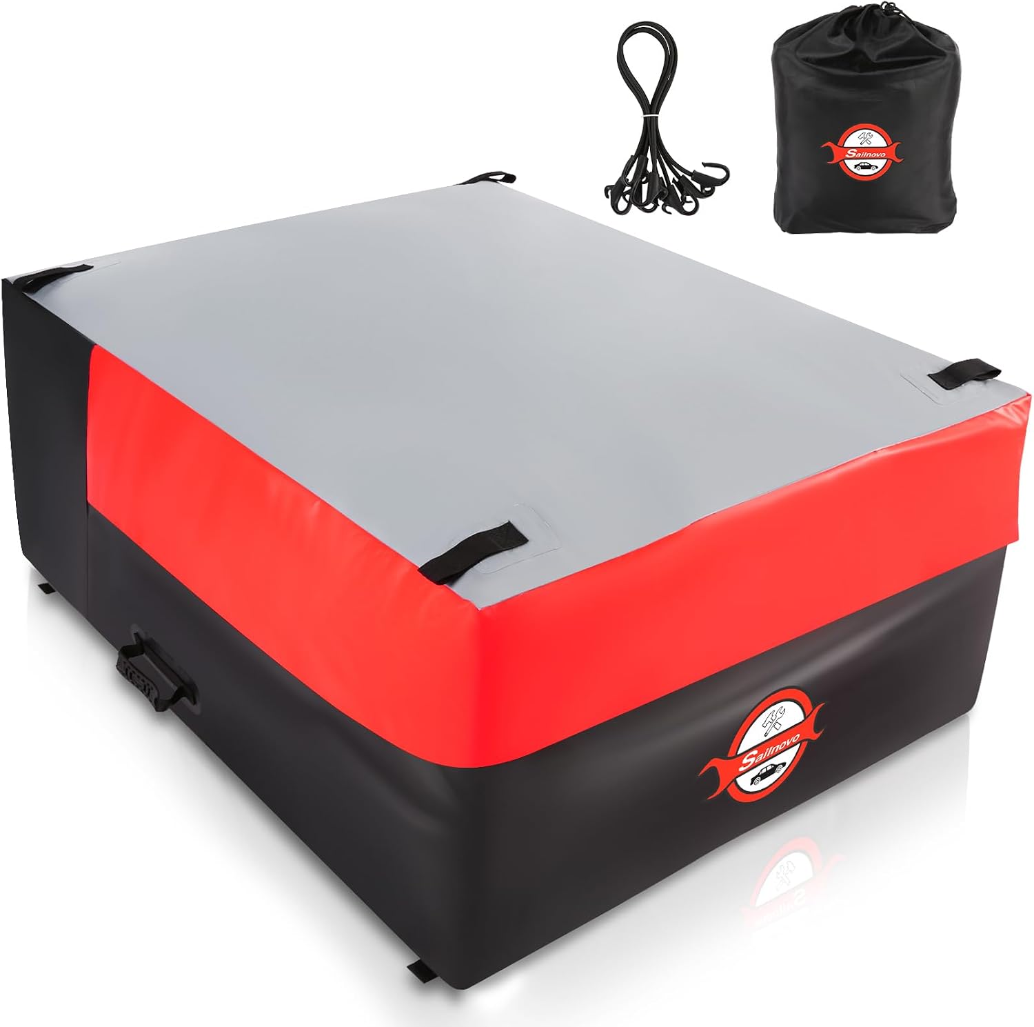 Detalle de Sailnovo Truck Bed Cargo Bag 26 cu ft — Waterproof, Heavy-Duty PVC, Universal Fit (50 x 40 x 22 in)