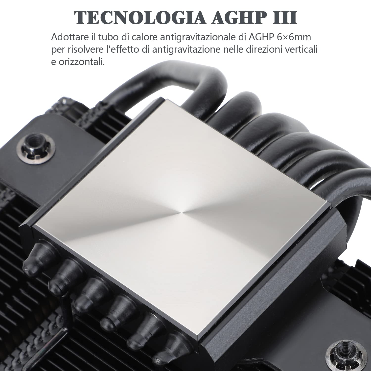 Thumbnail 1 de TR AXP120-X67 Black ARGB Low-Profile CPU-Kühler – 67 mm Höhe, 120 mm PWM-Lüfter, 6 Heatpipes