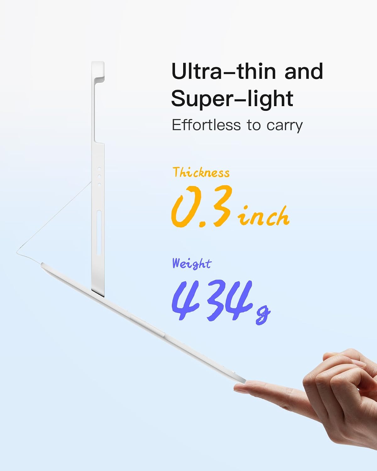 Thumbnail 2 de Inateck Keyboard Case for iPad (11th/10th Gen) – Ultralight with Pen Holder and Integrated Keyboard