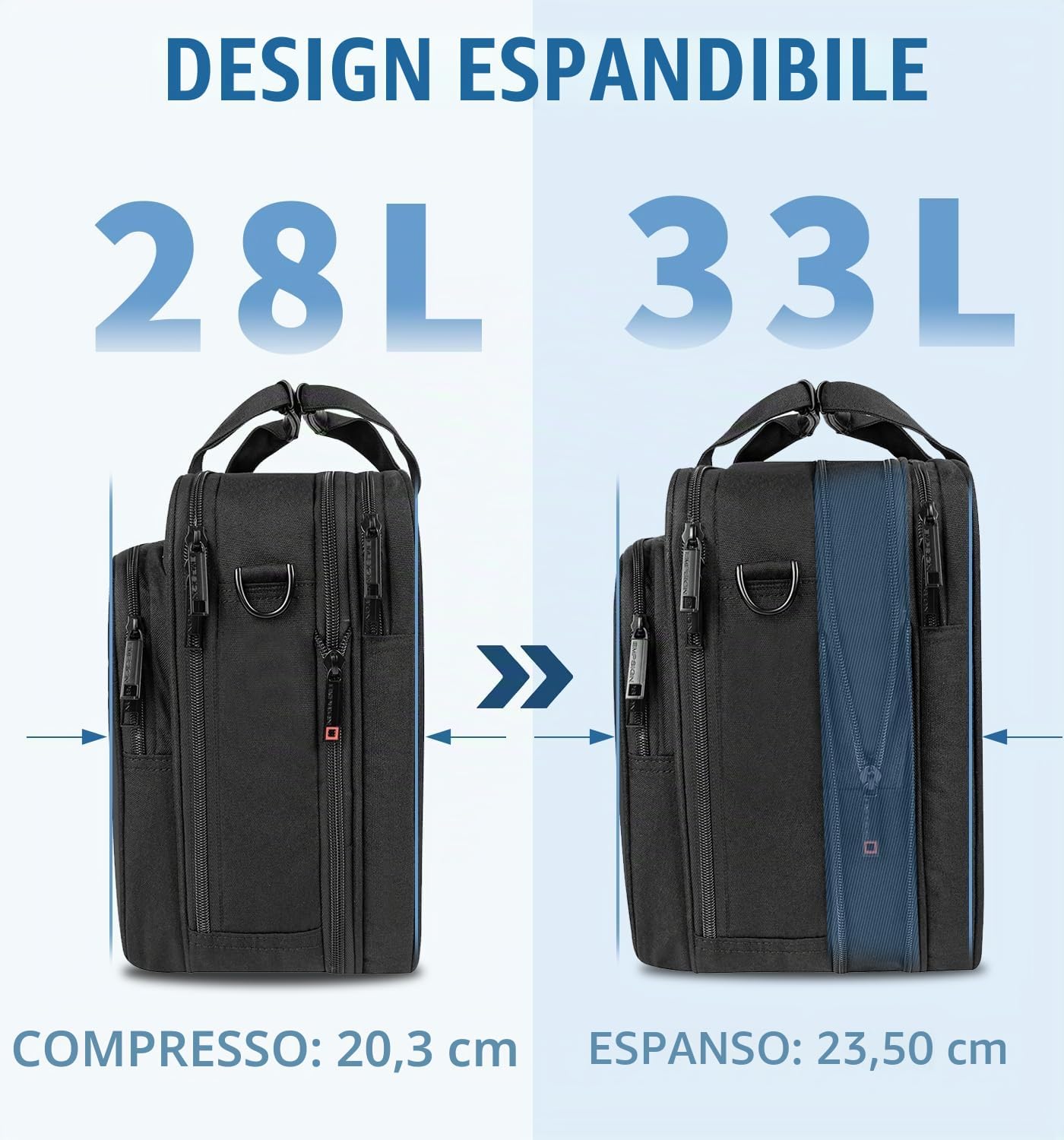 Thumbnail 4 de EMPSIGN Borsa per laptop 17 pollici