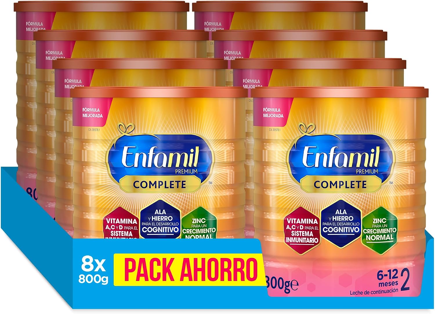 Thumbnail 6 de Enfamil Pack Ahorro Fórmula Leche Infantil 4x800g