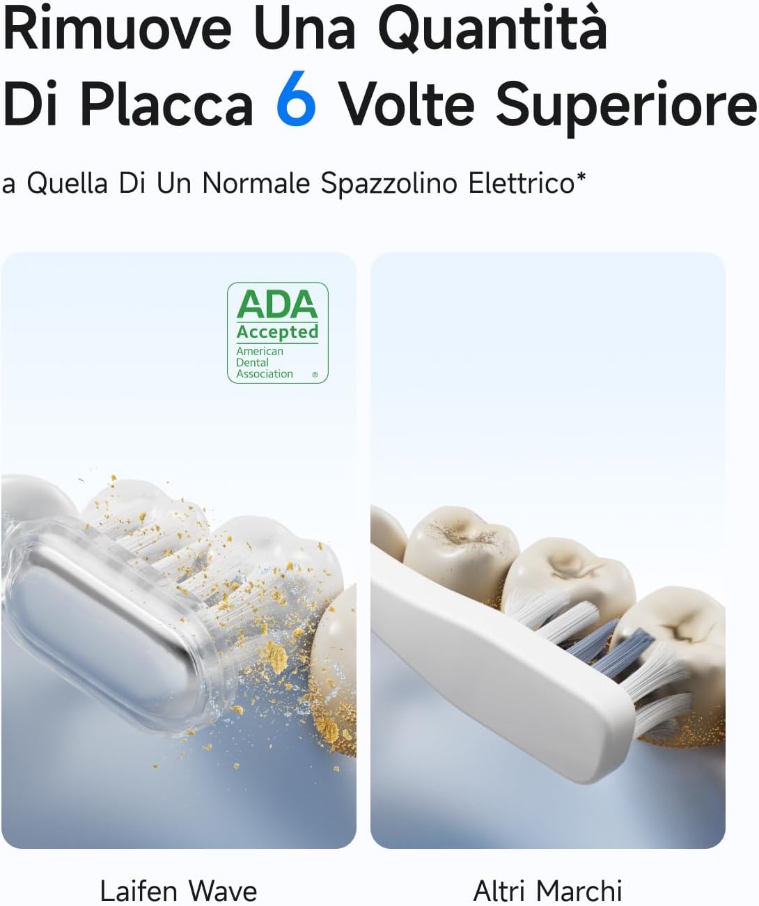 Thumbnail 2 de Laifen Wave spazzolino sonico, 3 testine