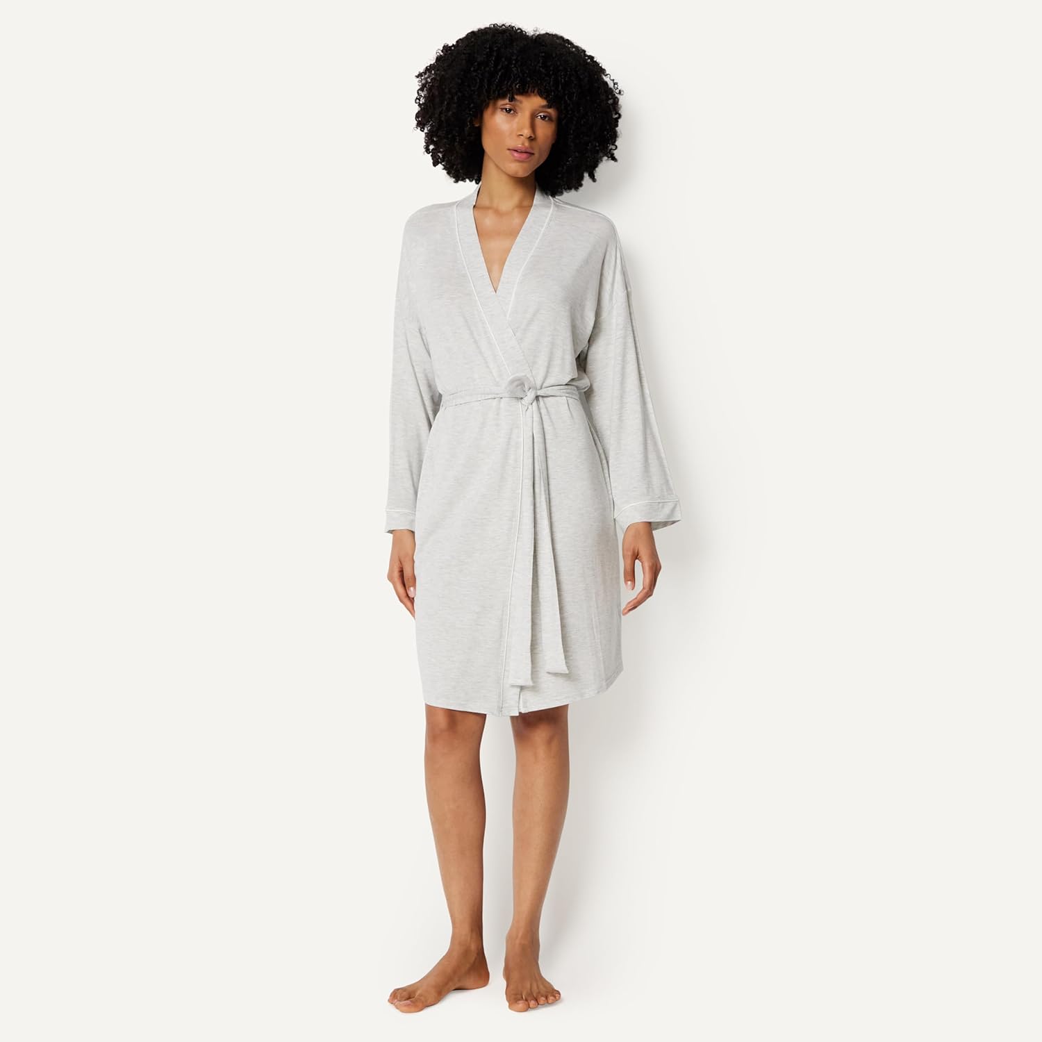 Thumbnail 4 de Amazon Essentials Women's Long Sleeve Robe, Modal-Blend Bathrobe