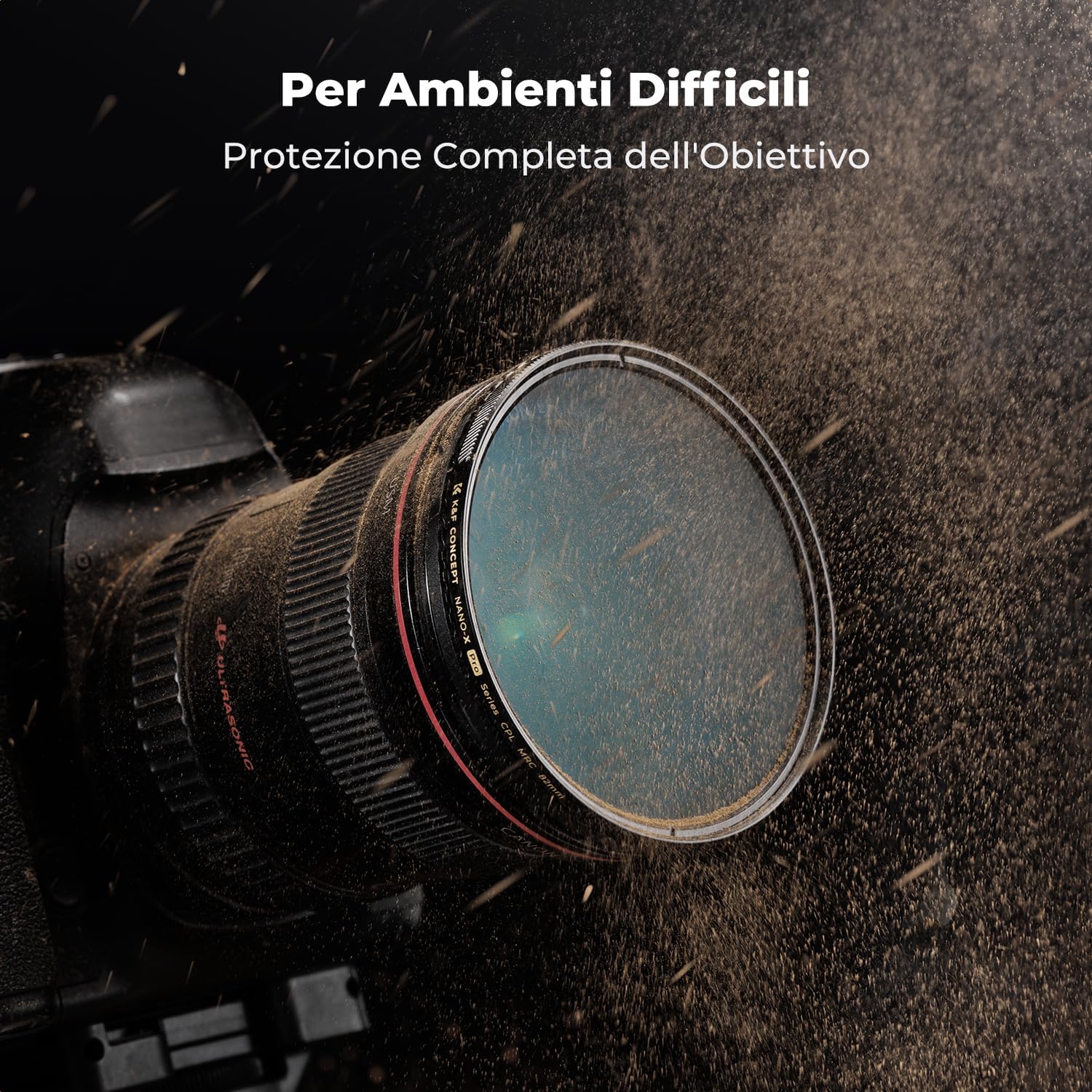Thumbnail 3 de K&F CONCEPT Nano-X Pro 95mm Filtro polarizzatore circolare CPL con telaio in ottone