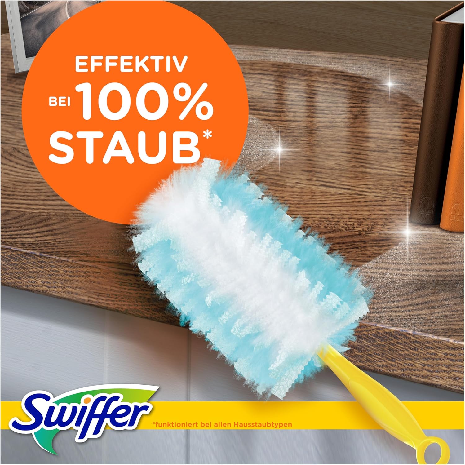 Thumbnail 1 de Swiffer Staubmagnet Starter-Set (1 Griff + 13 Nachfülltücher) – Staubwedel mit Trap & Lock Technologie