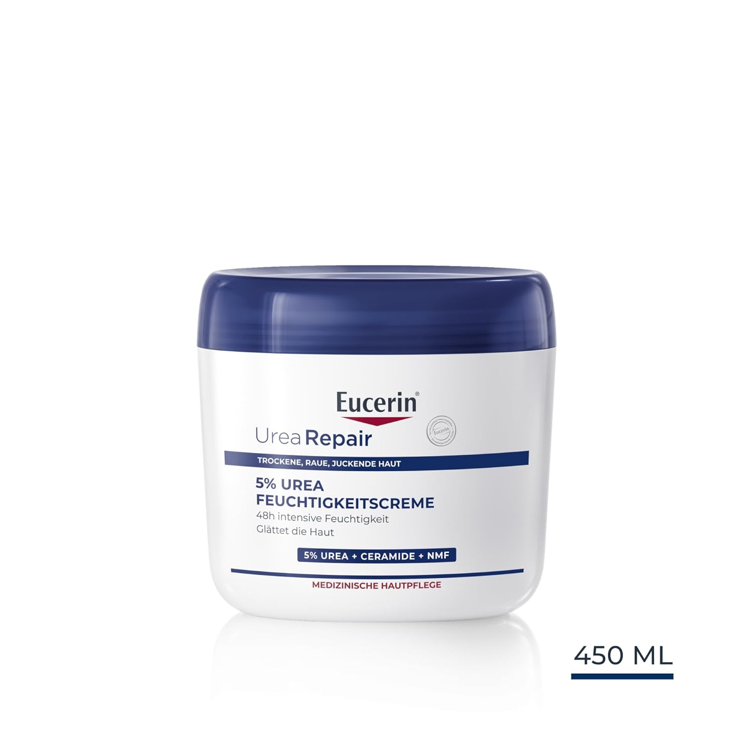Thumbnail 6 de Eucerin UreaRepair 5% Urea Feuchtigkeitscreme (450 ml) – Körperlotion für sehr trockene Haut
