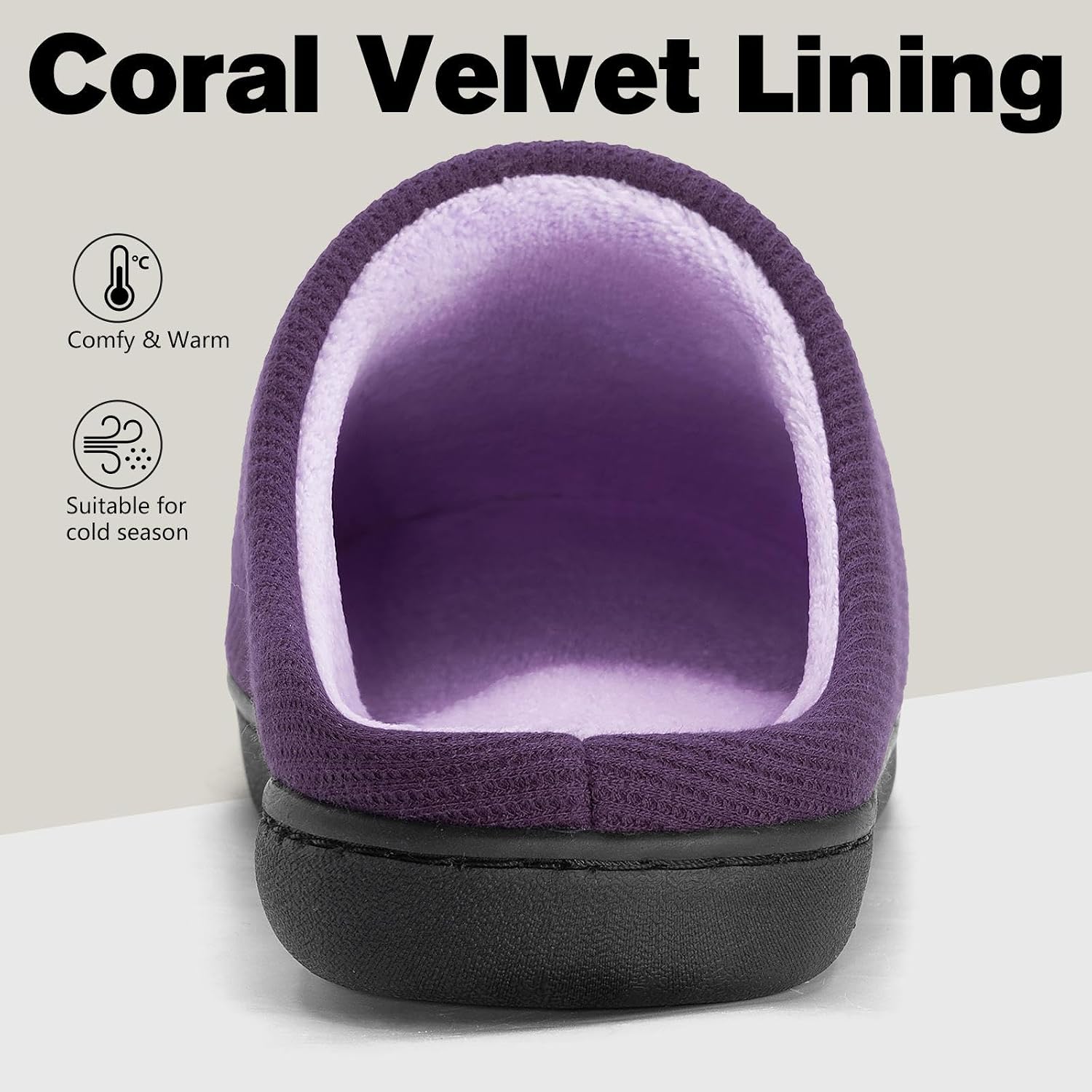 Thumbnail 3 de Mishansha Unisex Pantofole Memory Foam 36-47