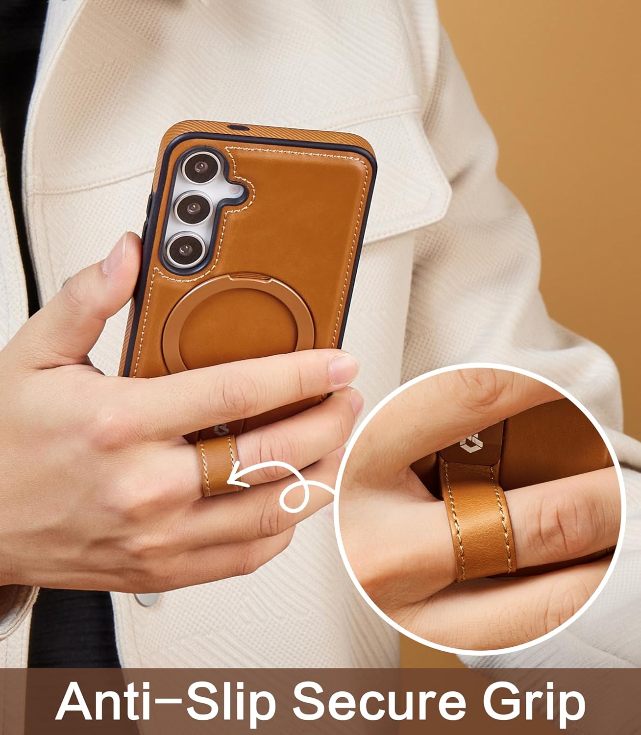 Detalle 1 de Butaiga Galaxy S25/S24 Plus Case with Stand