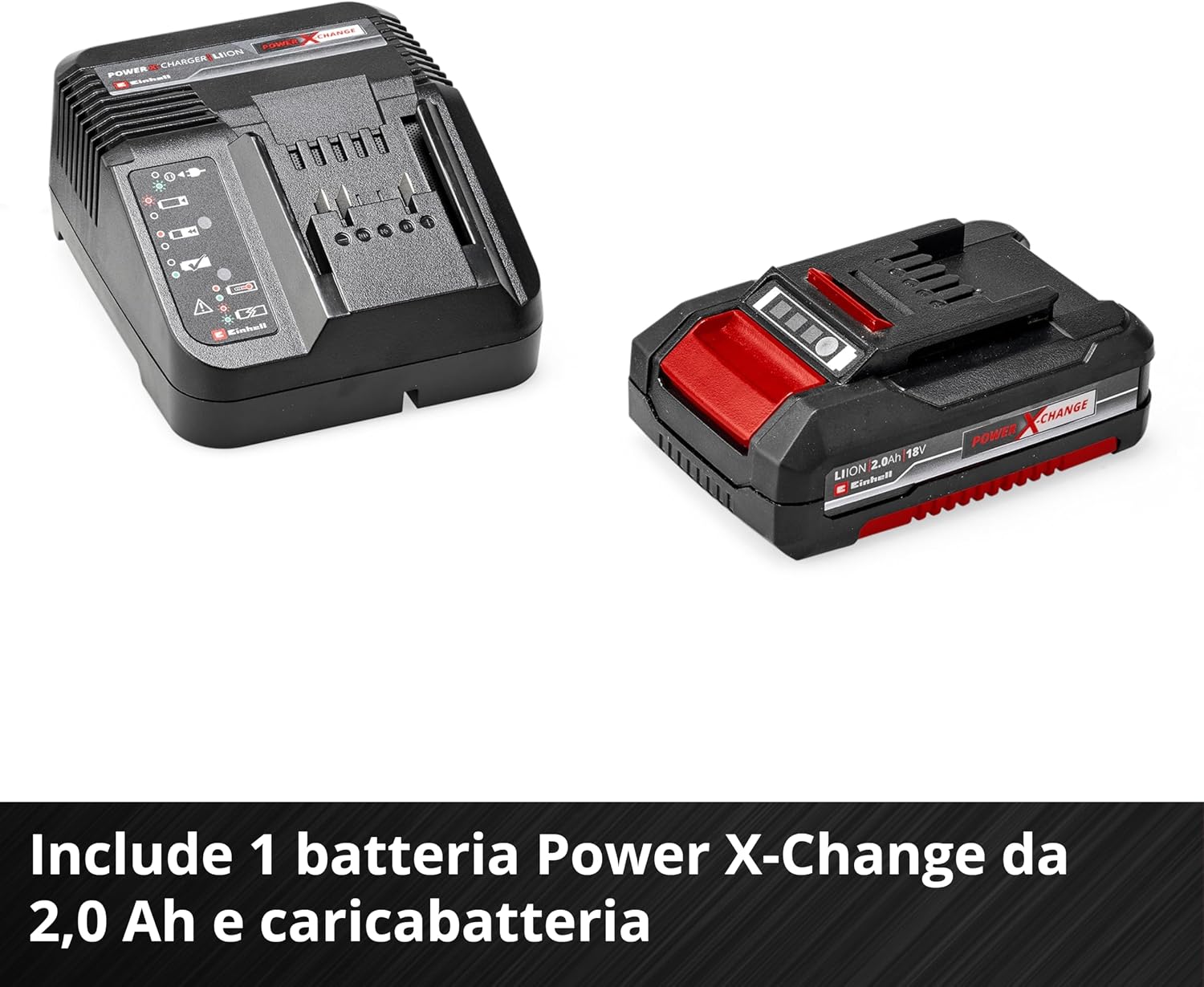 Thumbnail 4 de Einhell GC-CL 18 Li E Kit: soffiatore Power X-Change da 18 V con batteria da 2 Ah e caricabatteria