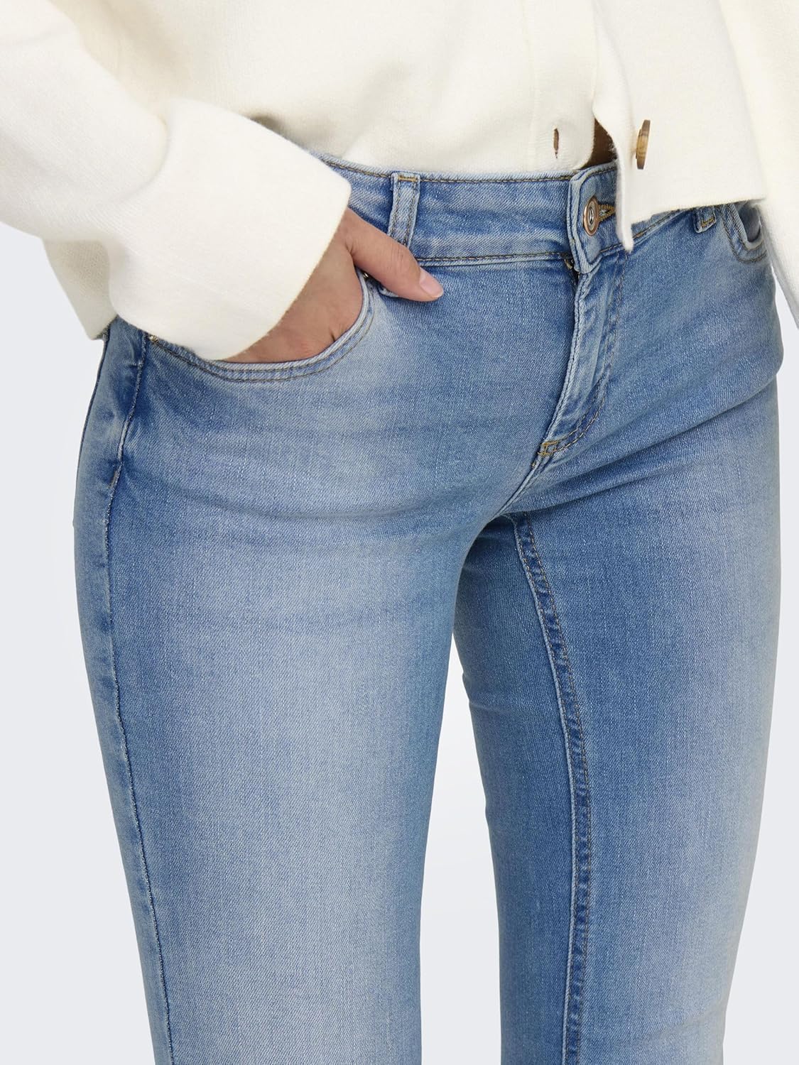 Thumbnail 5 de ONLY Female Flared-Jeans ONLBLUSH mit niedrigem Bund – Flared Fit für einen lässigen Look