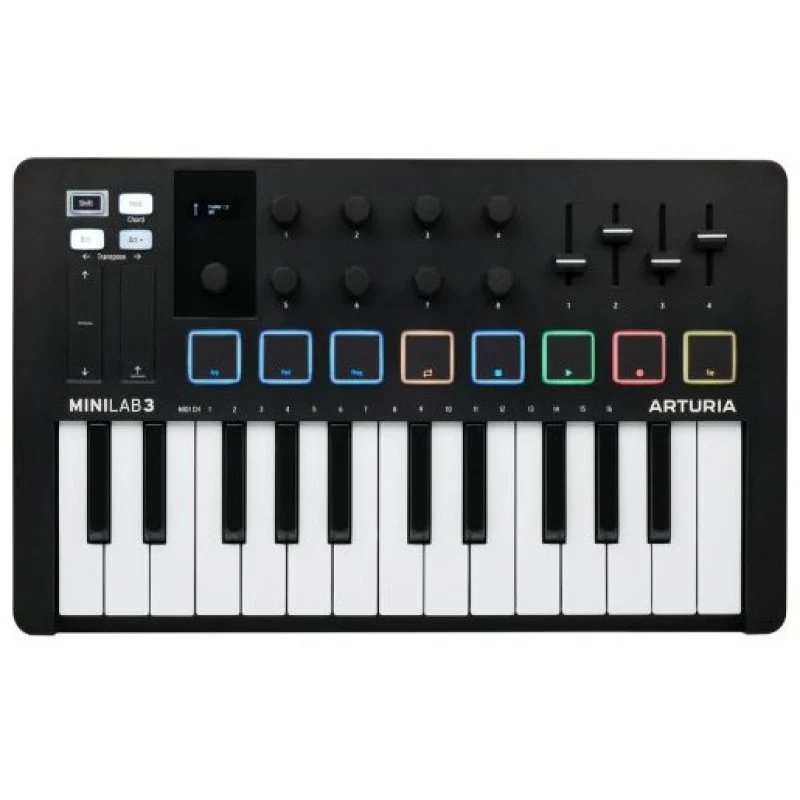 Detalle de Arturia MiniLab 3: Controlador MIDI USB con paquete de software incluido