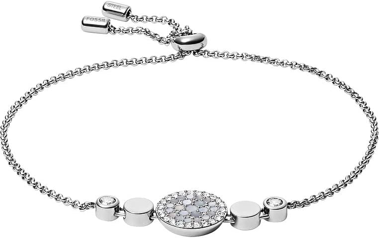 Thumbnail 6 de Fossil Damenarmband aus Edelstahl oder Messing mit Schiebereglerverschluss