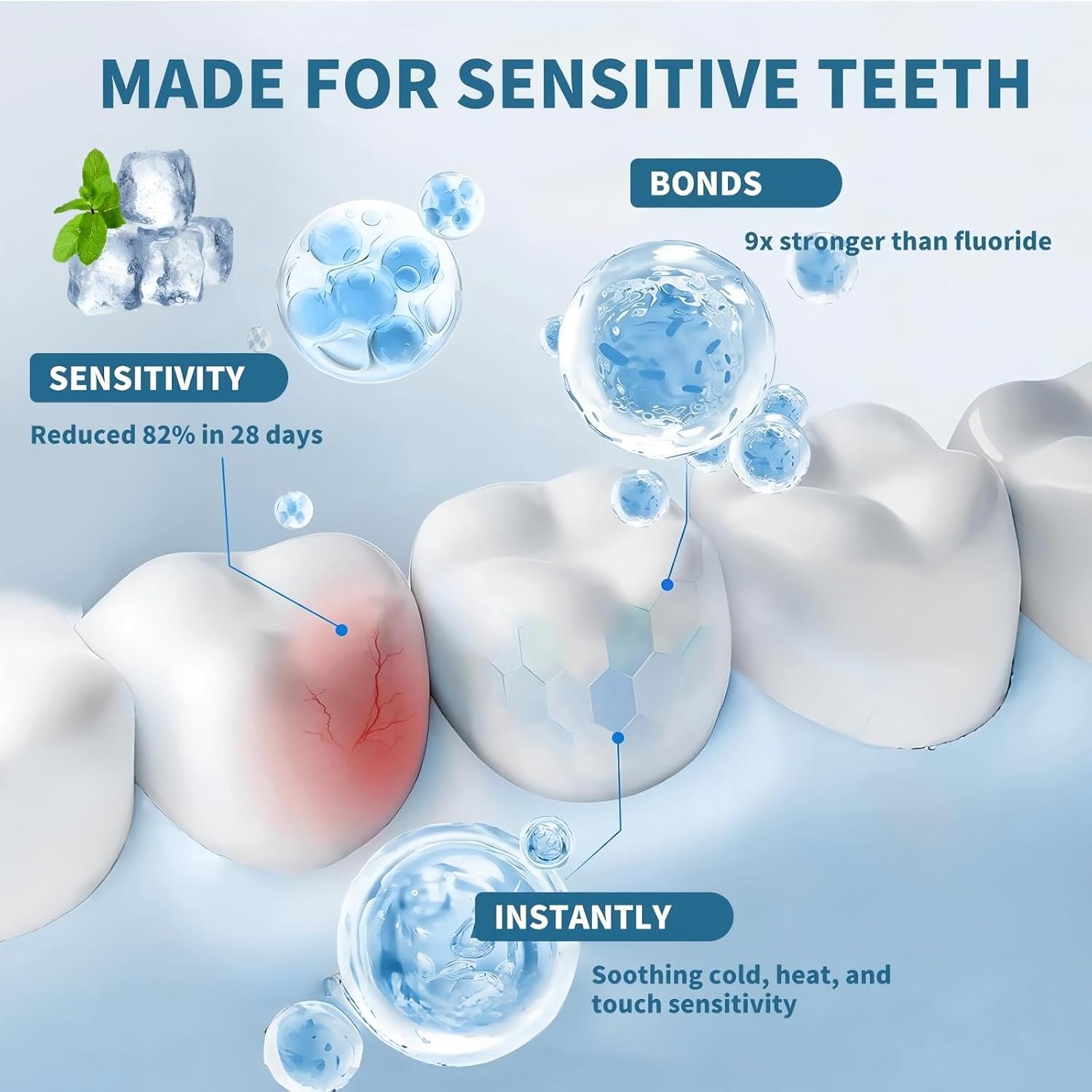 Thumbnail 3 de 7.5% Hydroxyapatite toothpaste for enamel care