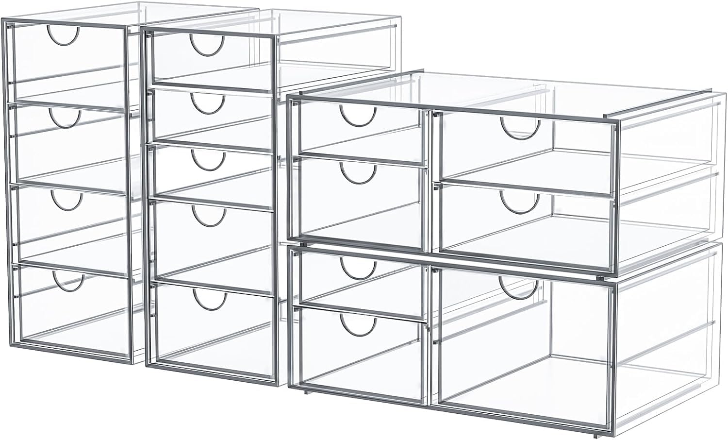 Detalle de caktraie Makeup Organizer 16 Drawers