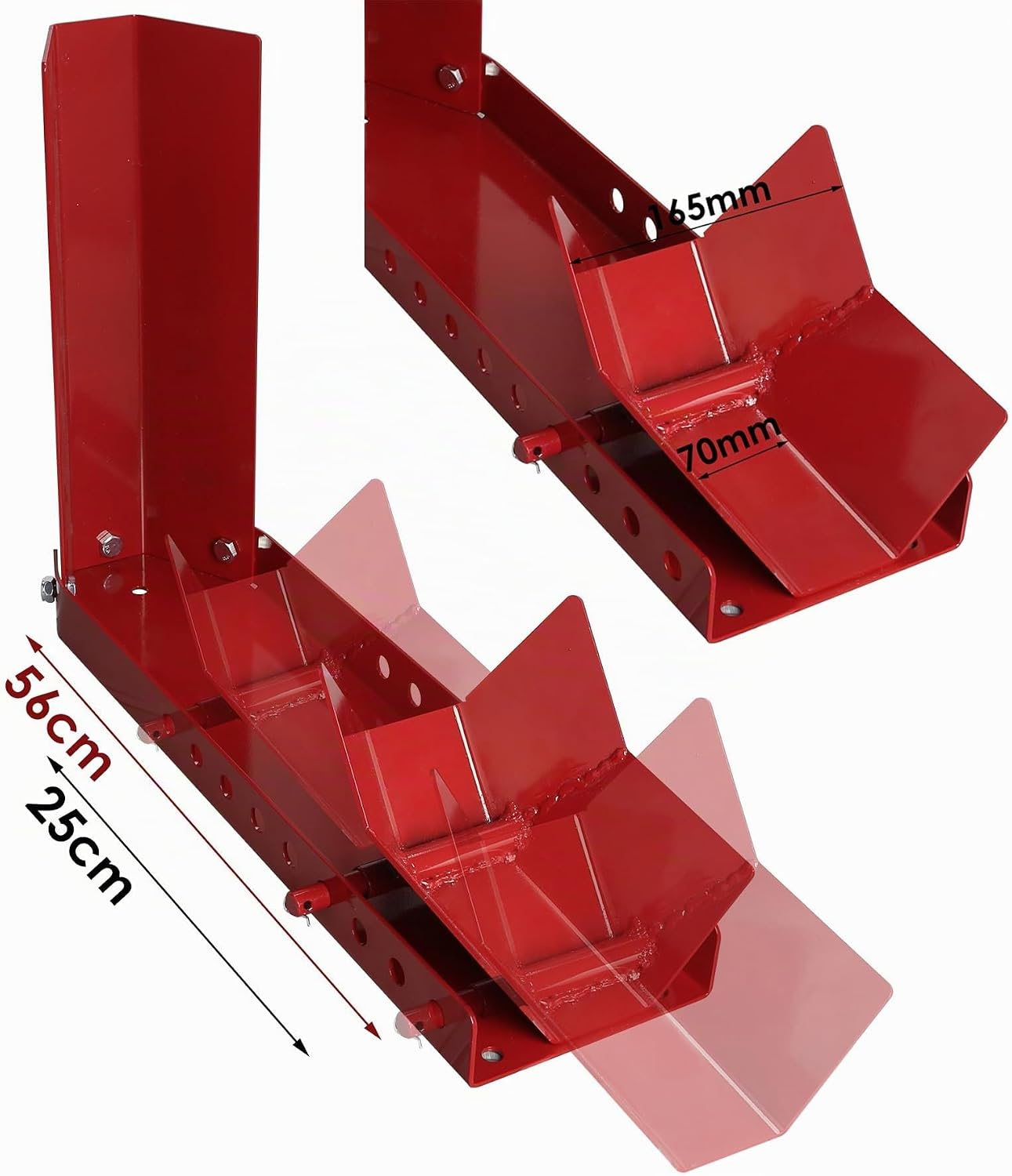 Detalle de Gimisgu Bilanciere per rimorchio moto 8-24"