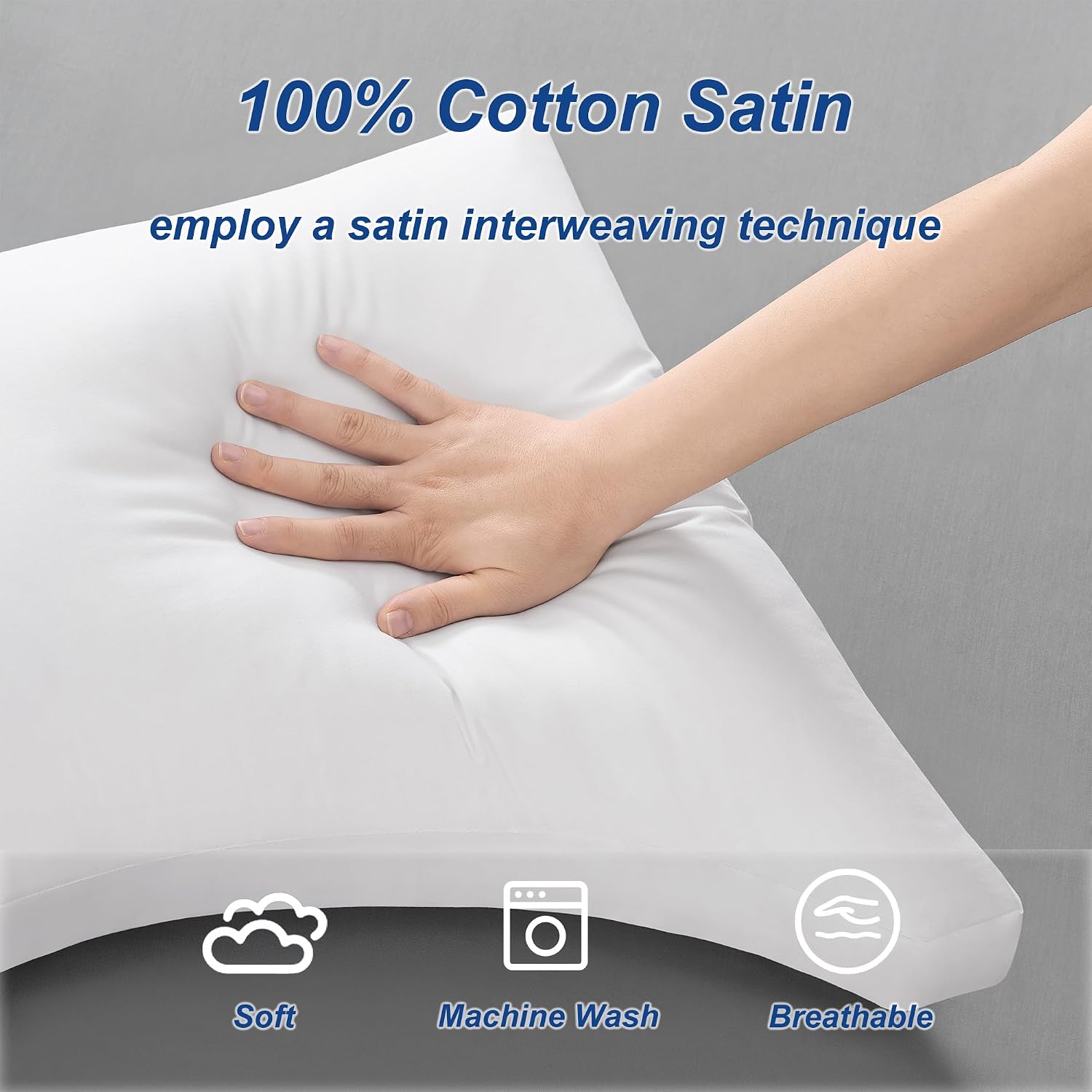 Detalle de ACCURATEX Side Sleeper Pillow, Queen Size