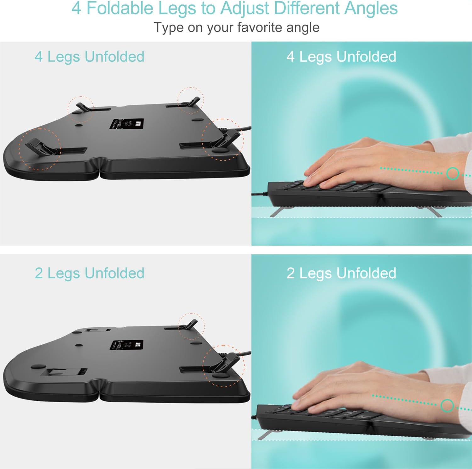 Detalle 2 de Ergonomic USB keyboard split design