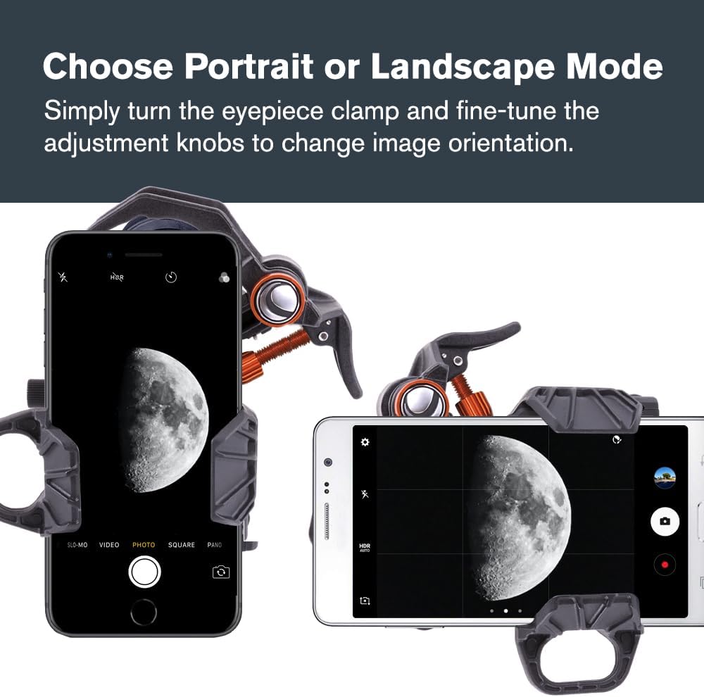 Detalle de Celestron NexYZ 3-Axis Universal Smartphone Adapter (81055) pour digiscopie