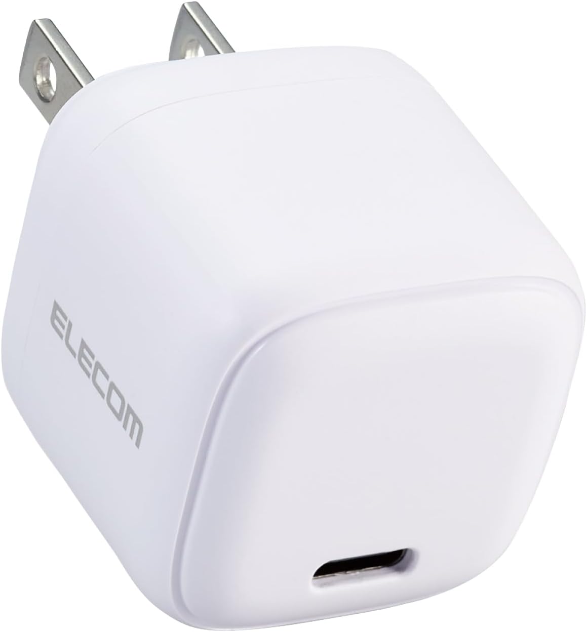 Detalle de エレコム EC-AC7320WH USB-C充電器 20W USB PD対応・折りたたみ式プラグ