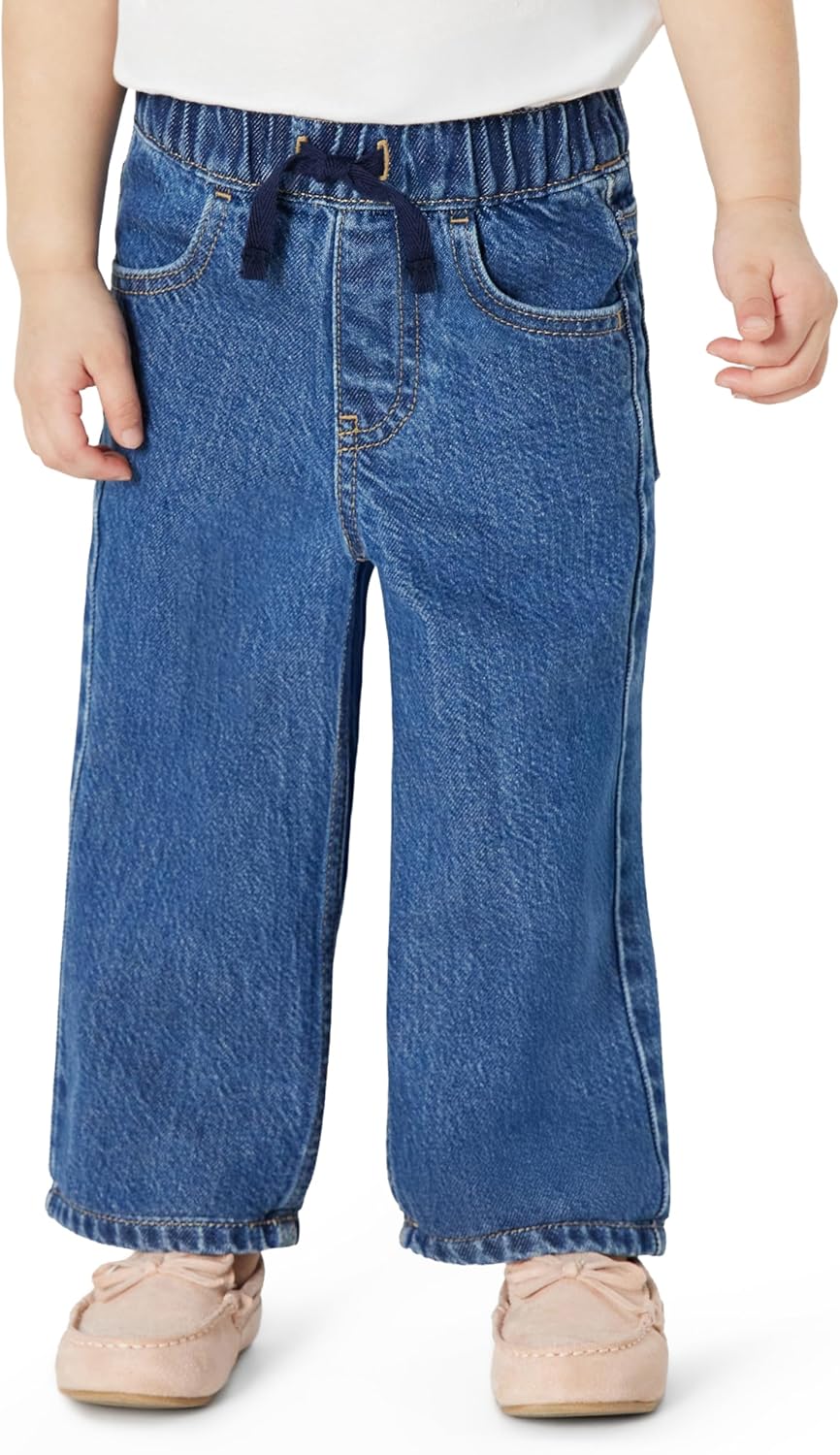 Thumbnail 6 de Amazon Essentials Loose-Fit Soft Stretch Wide-Leg Denim Jeans for Toddler Boys & Girls