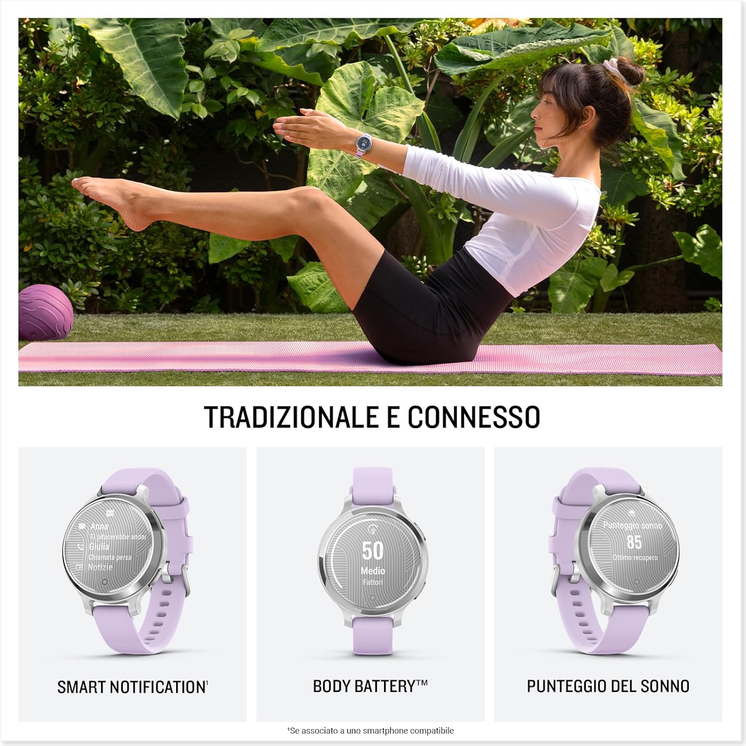Thumbnail 3 de Garmin Lily 2 Active: smartwatch femminile compatto e di stile, GPS e autonomia di 9 giorni