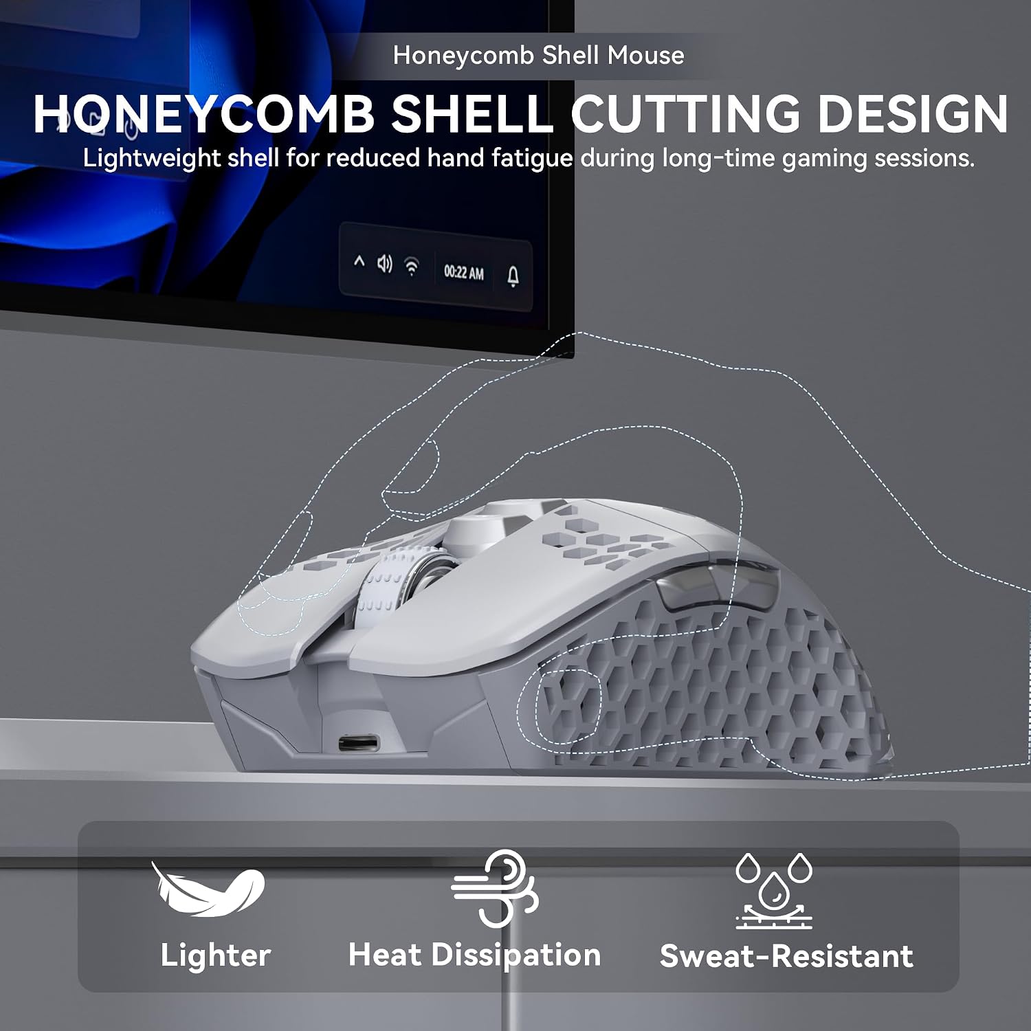 Thumbnail 6 de SOLAKAKA Wireless Gaming Mouse SM600