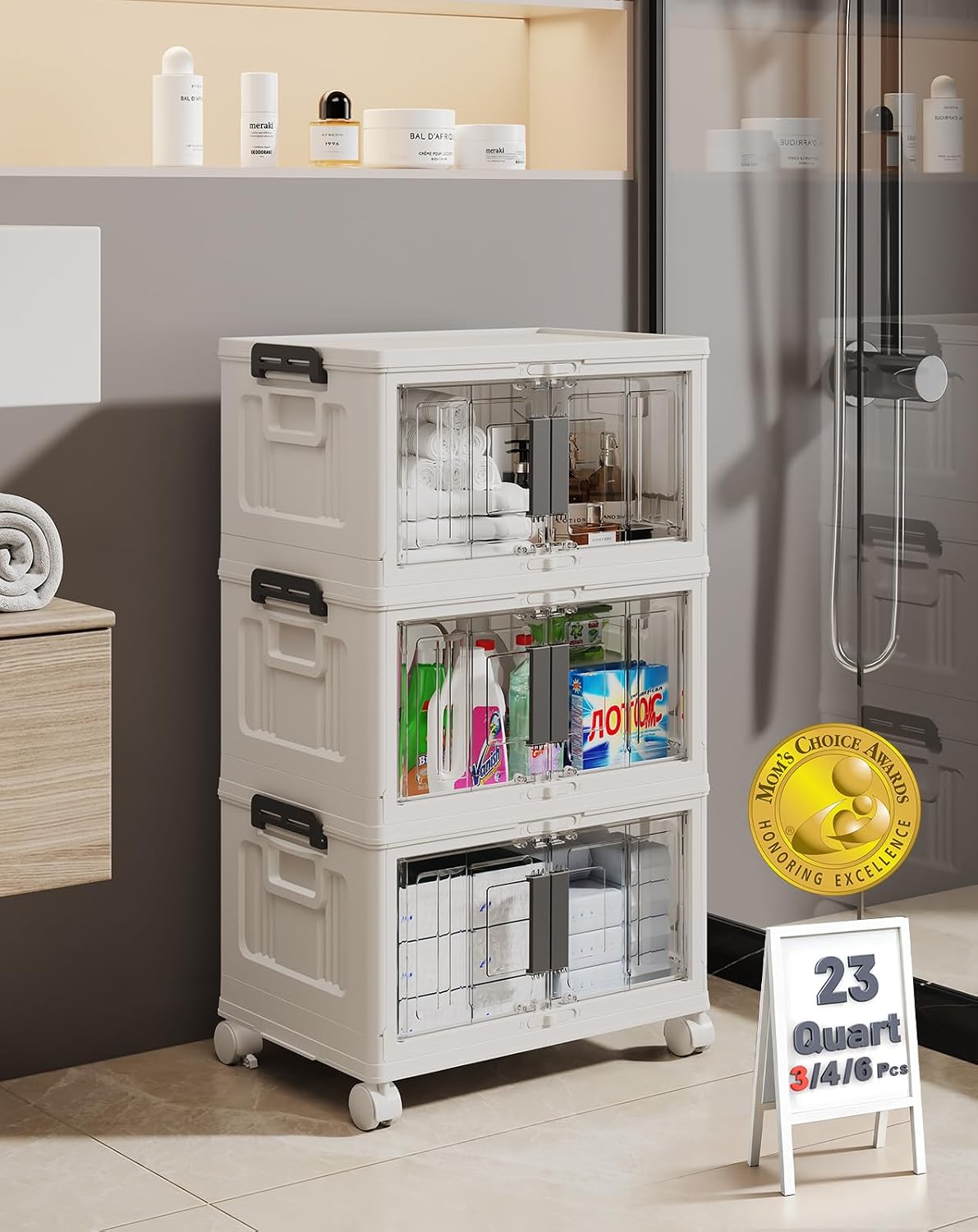 Detalle de OlarHike Storage Bins 23-Quart