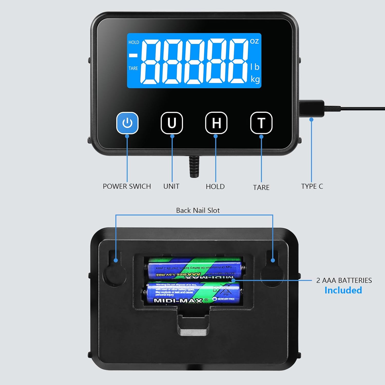 Thumbnail 4 de Drcowu Balance postale digitale 200 kg 📦