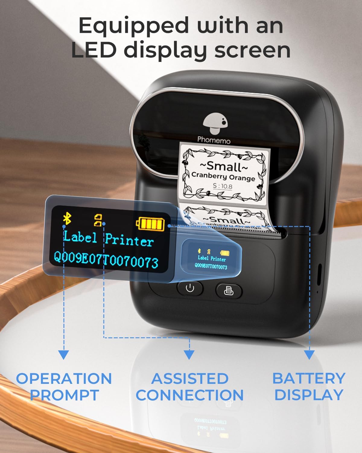 Thumbnail 5 de Phomemo M110 label printer 4-5h 🖨️