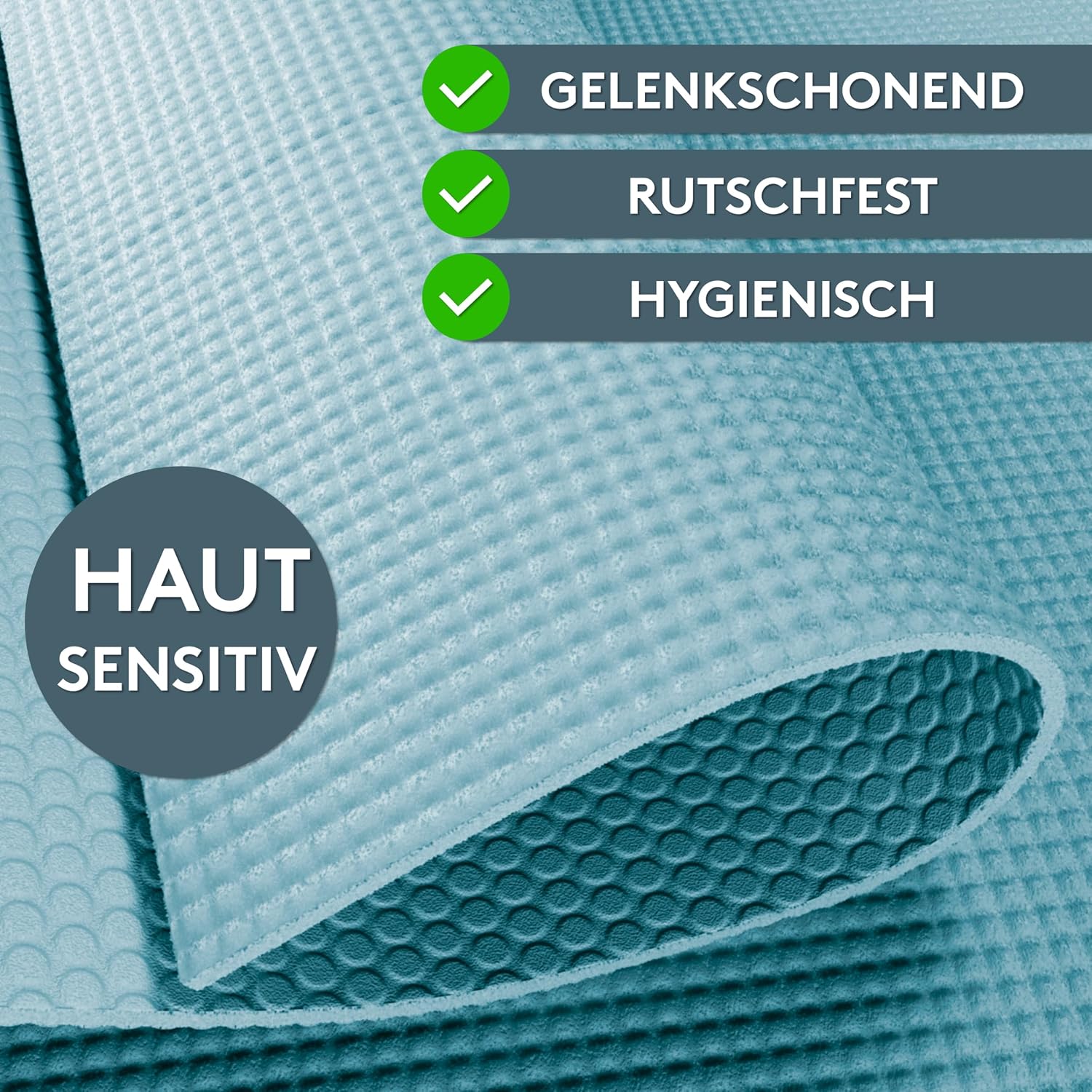 Thumbnail 2 de LILENO SPORTS Yoga Matte 180 x 60 cm (inkl. Tragegurt) – extra rutschfest, 4 mm
