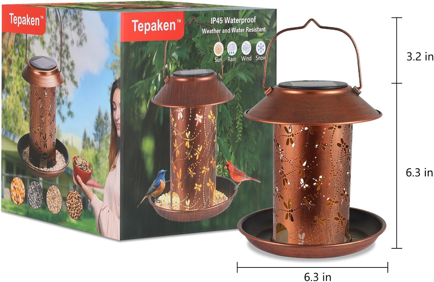 Thumbnail 5 de Dragonfly Solar Lantern, 🌲
