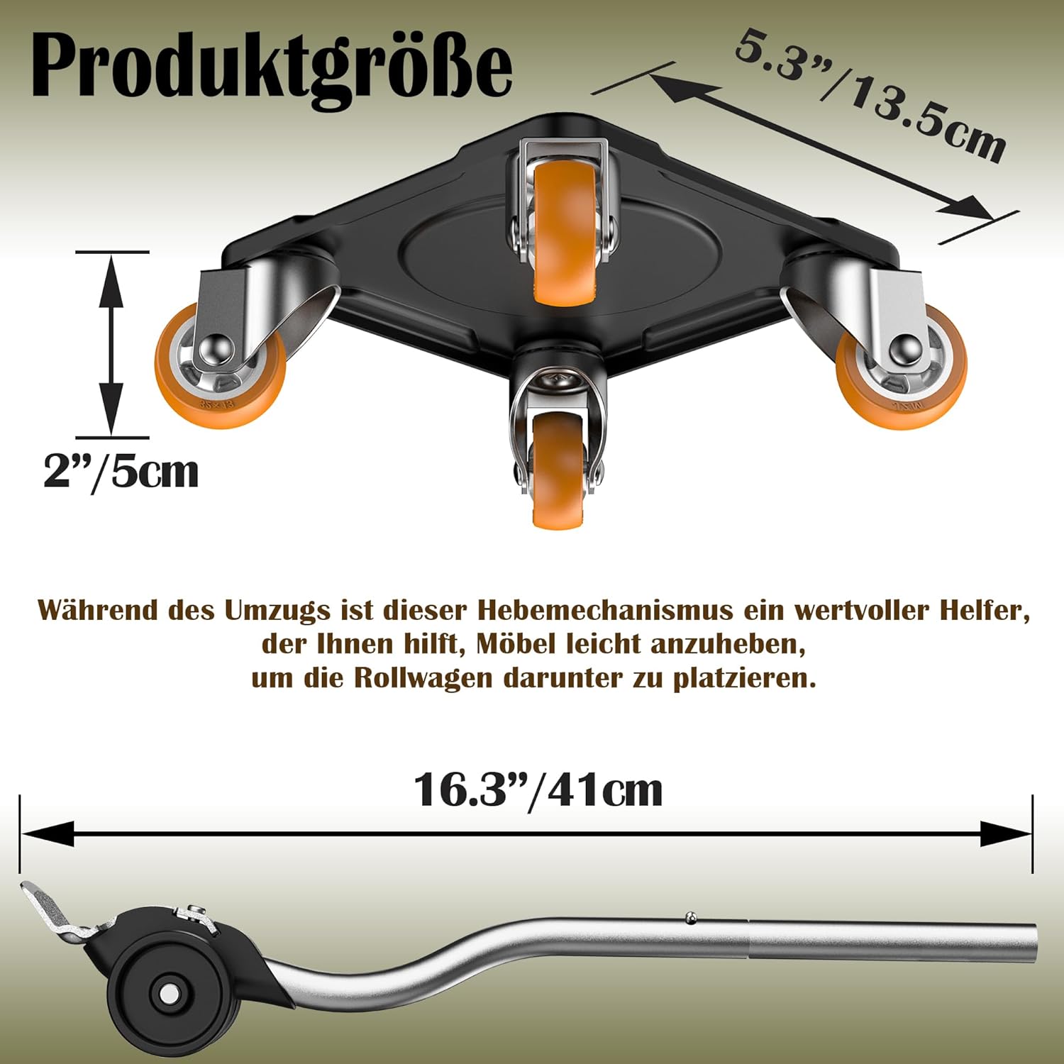 Detalle 2 de ONEON Möbel transportroller Plus