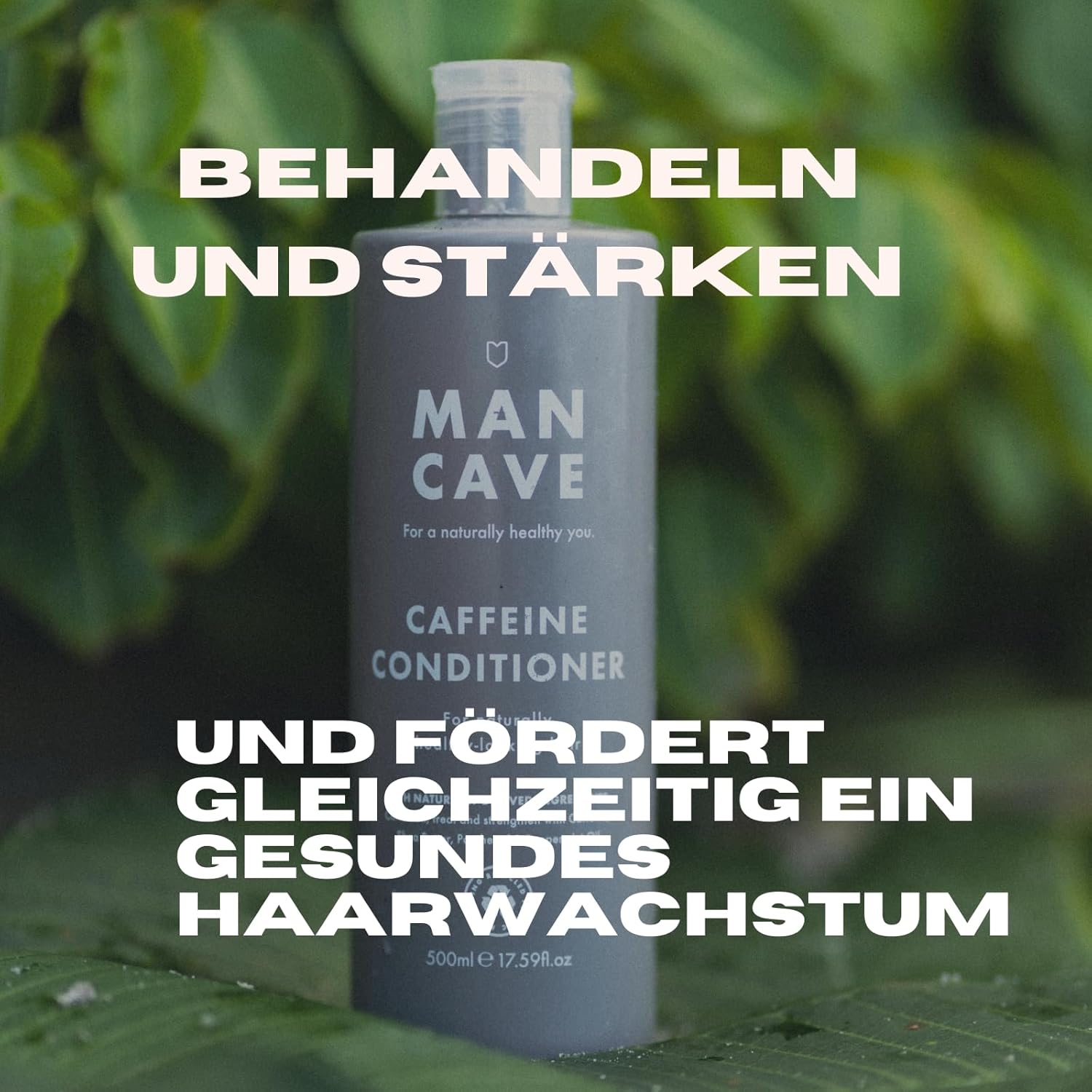 Detalle 2 de ManCave Conditioner Haar Männer Koffein 500 ml für Haarwachstum
