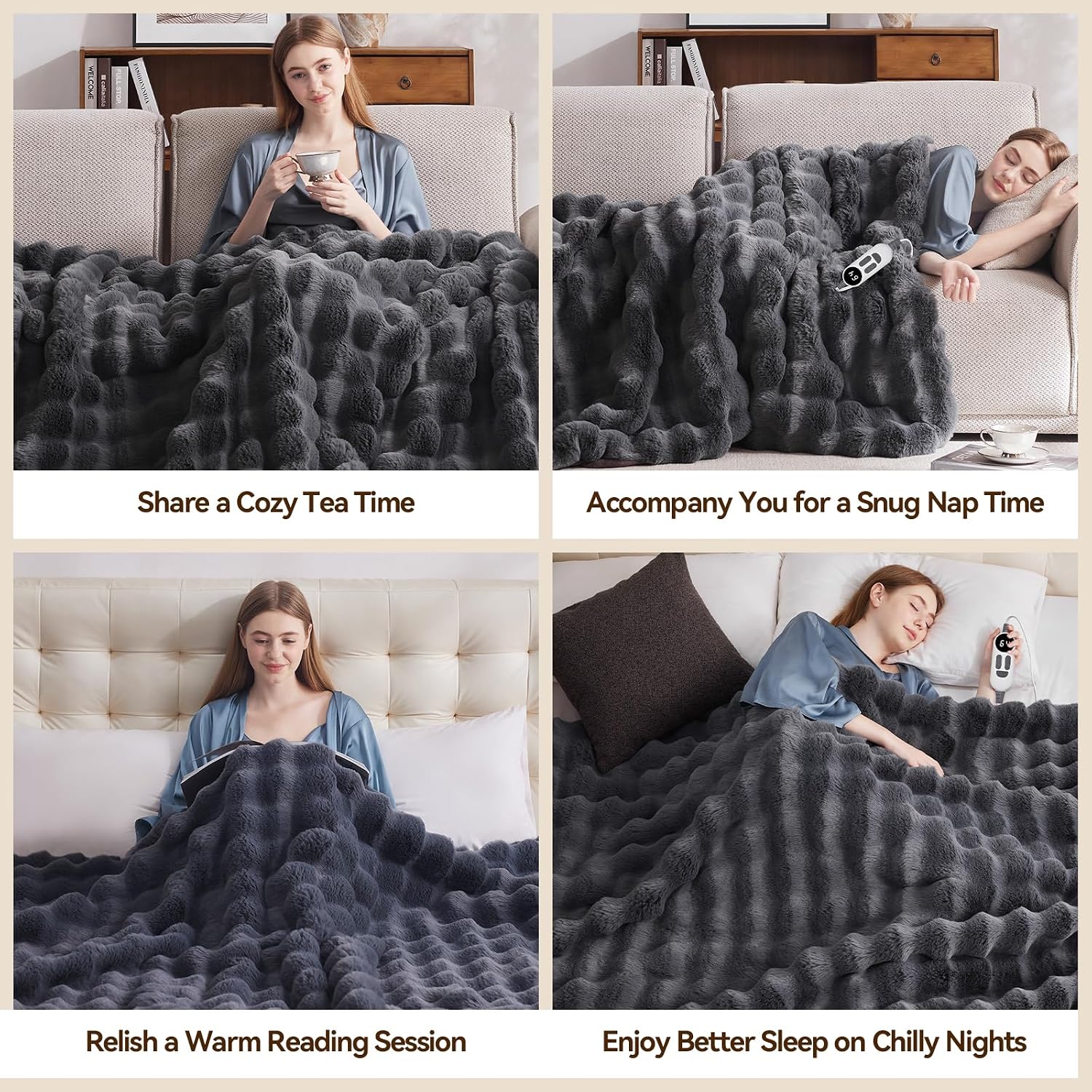 Thumbnail 5 de Anysay Heated Blanket Throw 50" x 60"