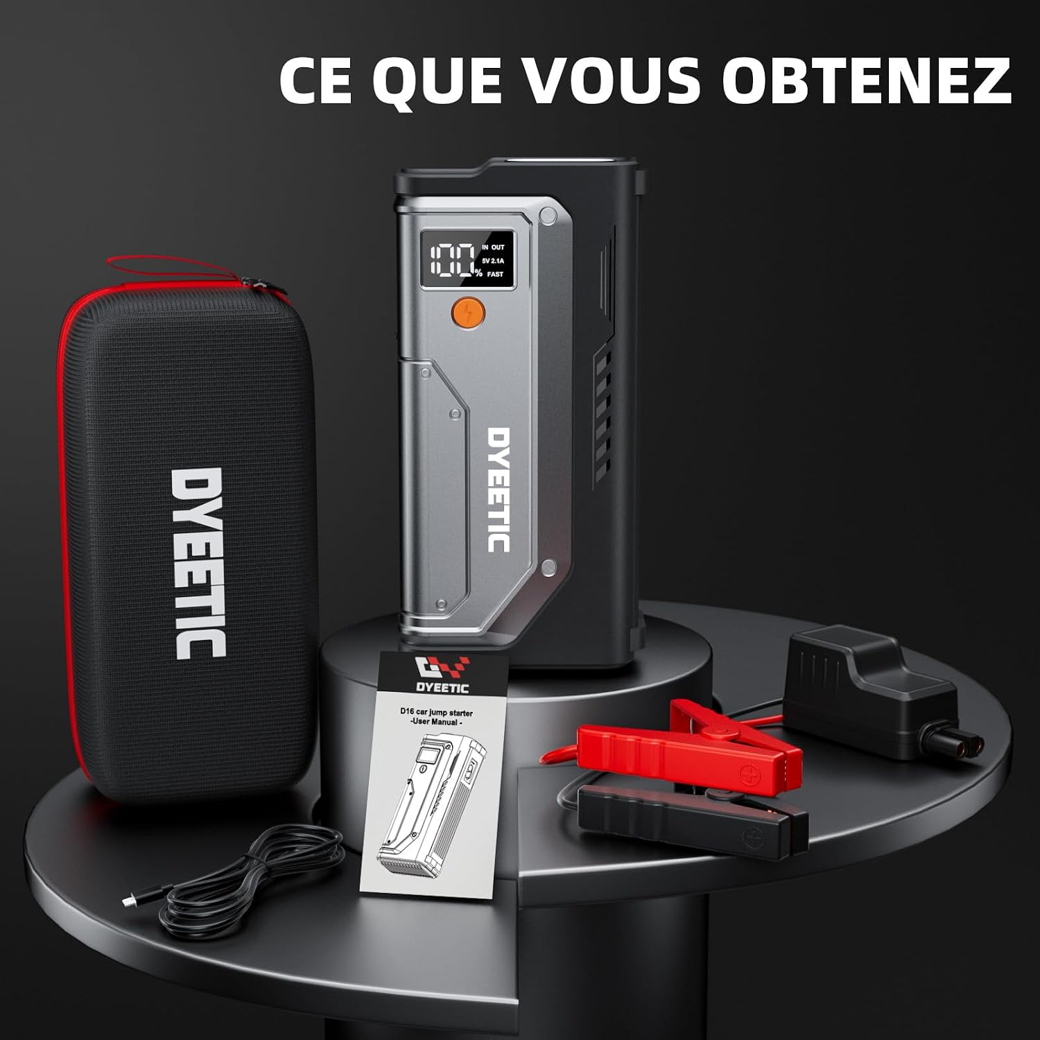 Thumbnail 5 de DYEETIC Booster batterie voiture 7000A